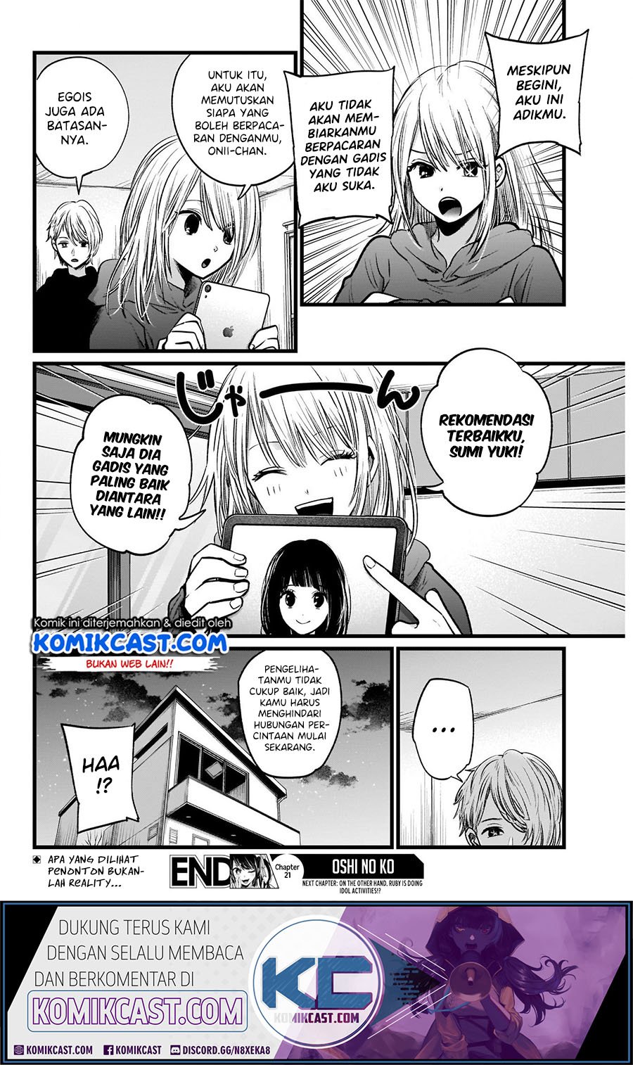 Oshi no Ko Chapter 21 - halaman 21