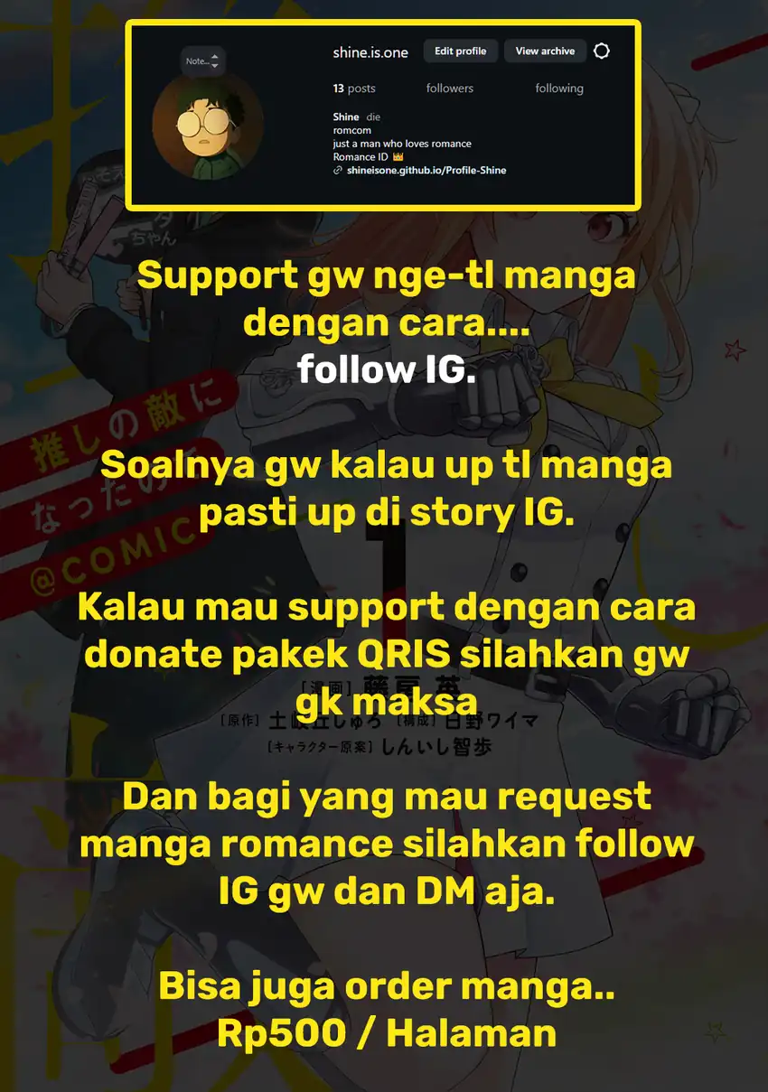 Oshi no Teki ni Natta node Chapter 4 - halaman 32