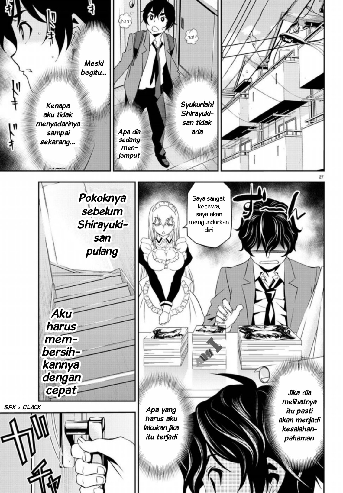 Oshikake Maid no Shirayuki-san Chapter 3 - halaman 32