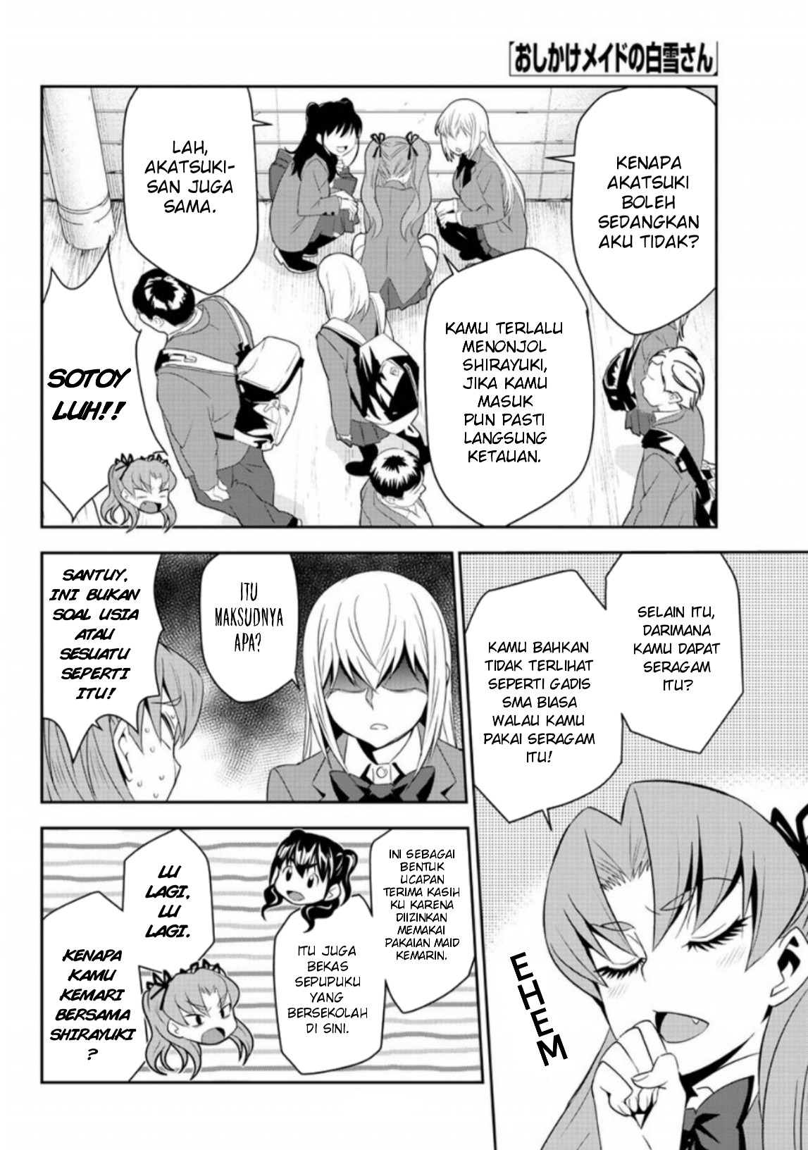 Oshikake Maid no Shirayuki-san Chapter 9 - halaman 8