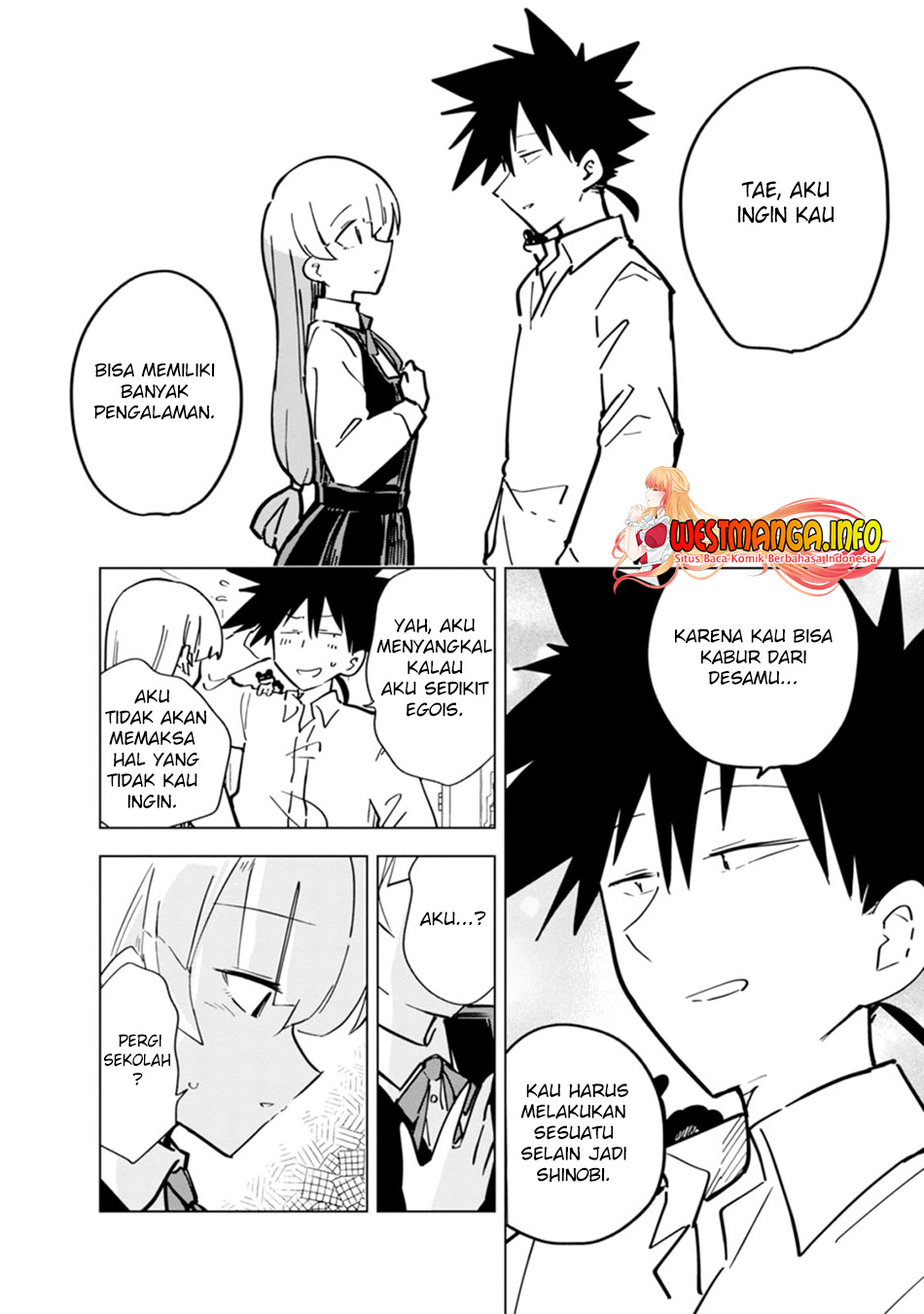 Oshinobi Dousei Chapter 11 - halaman 8