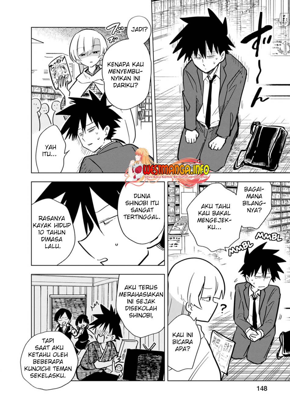 Oshinobi Dousei Chapter 15 - halaman 10