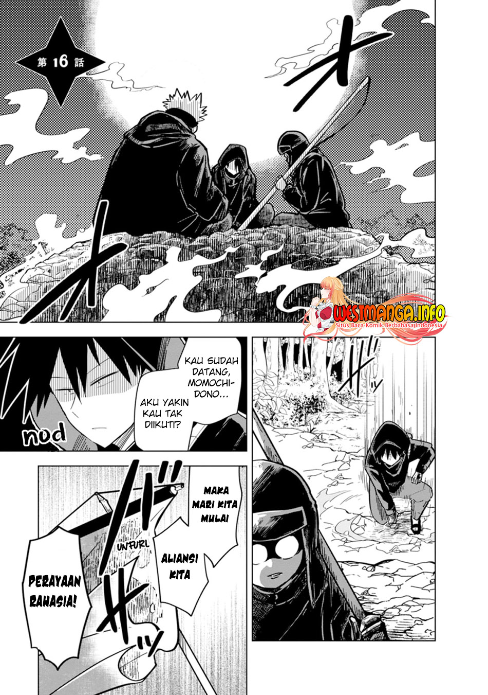 Oshinobi Dousei Chapter 16 - halaman 3