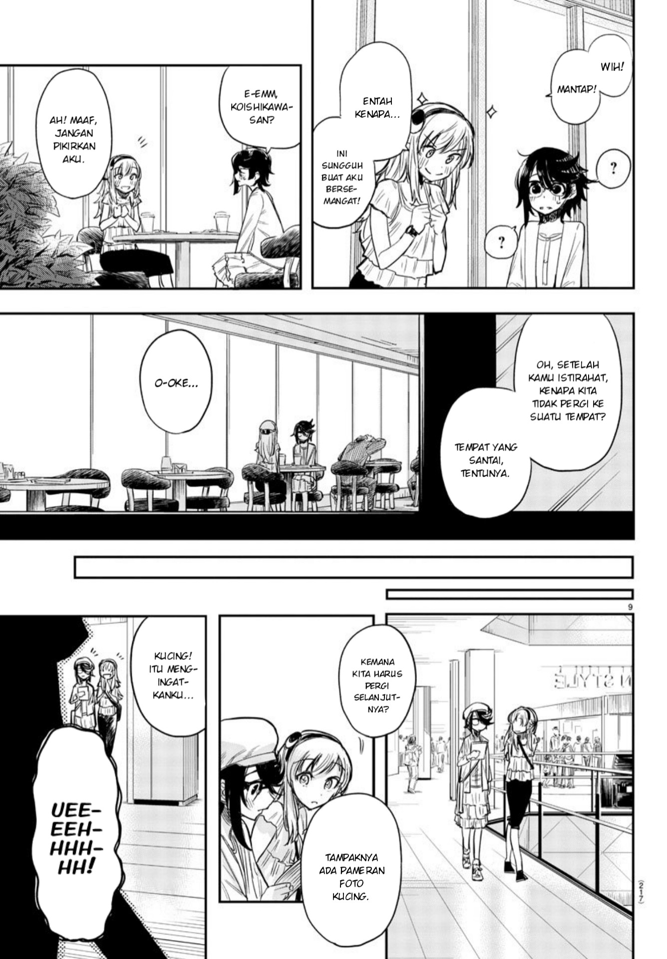 Oshinobi Dousei Chapter 9 - halaman 10