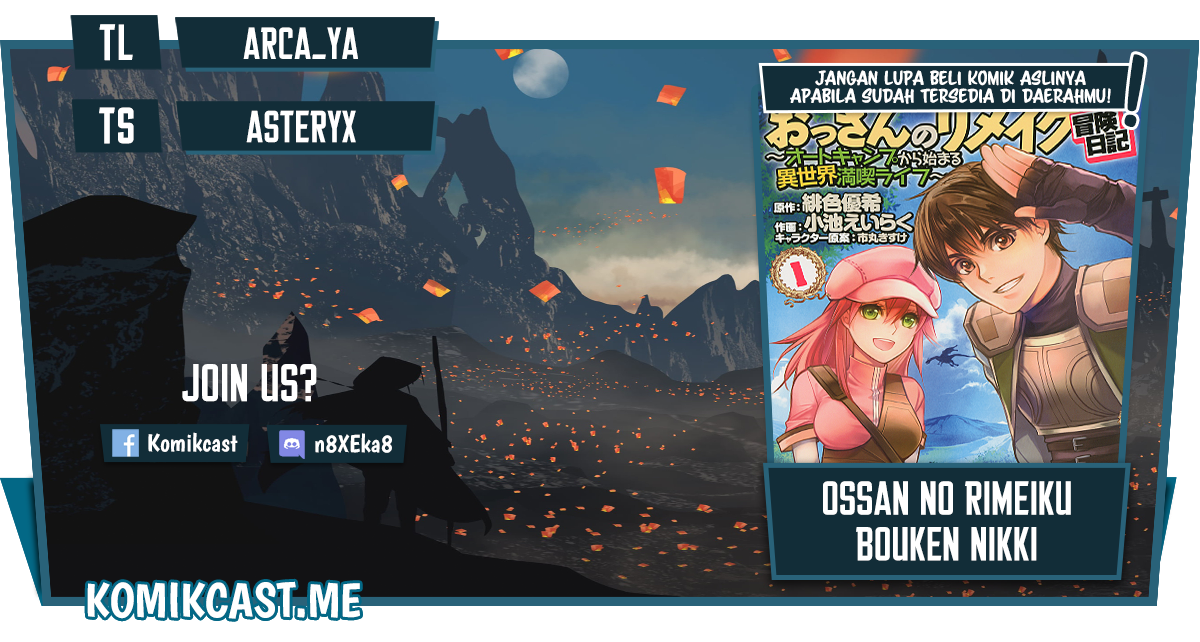 Ossan no Rimeiku Bouken Nikki ~ Autocamp kara Hajimaru Isekai Mankitsu Raifu Chapter 1 - halaman 1