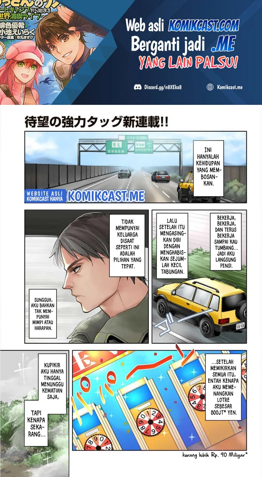 Ossan no Rimeiku Bouken Nikki ~ Autocamp kara Hajimaru Isekai Mankitsu Raifu Chapter 1 - halaman 2