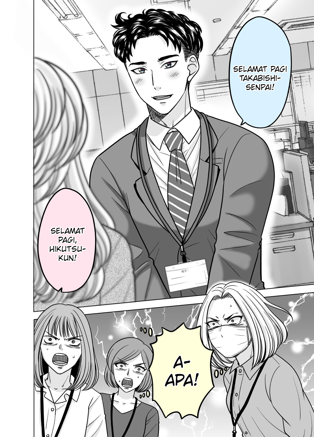 Otagai Sukoshizutsu Kawatteiku Kyouikugakari to Shinnyuu Shain Chapter 21 - halaman 1