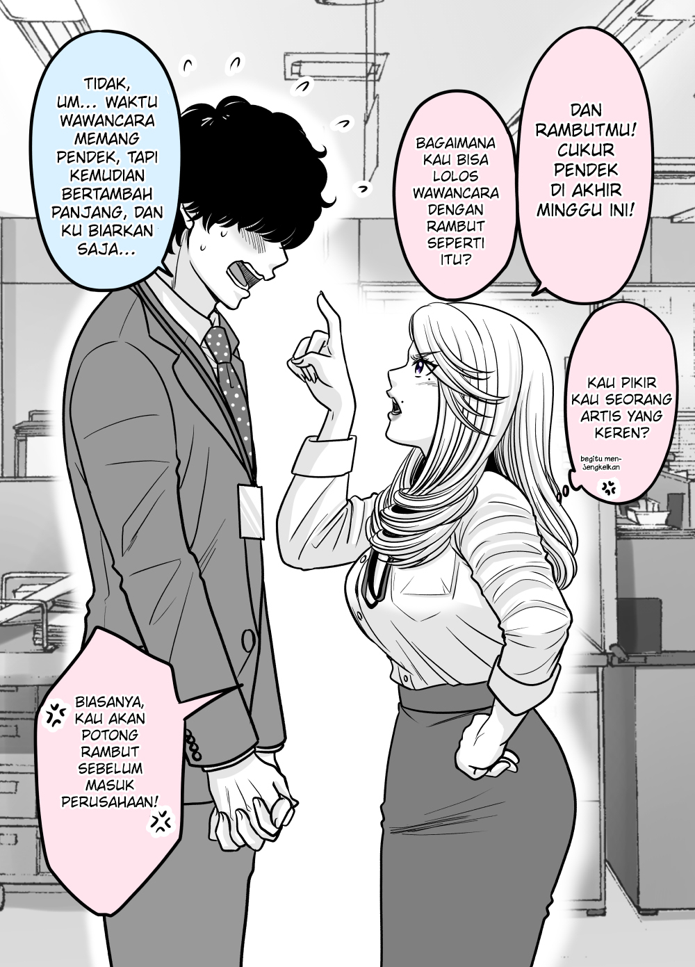 Otagai Sukoshizutsu Kawatteiku Kyouikugakari to Shinnyuu Shain Chapter 3 - halaman 1