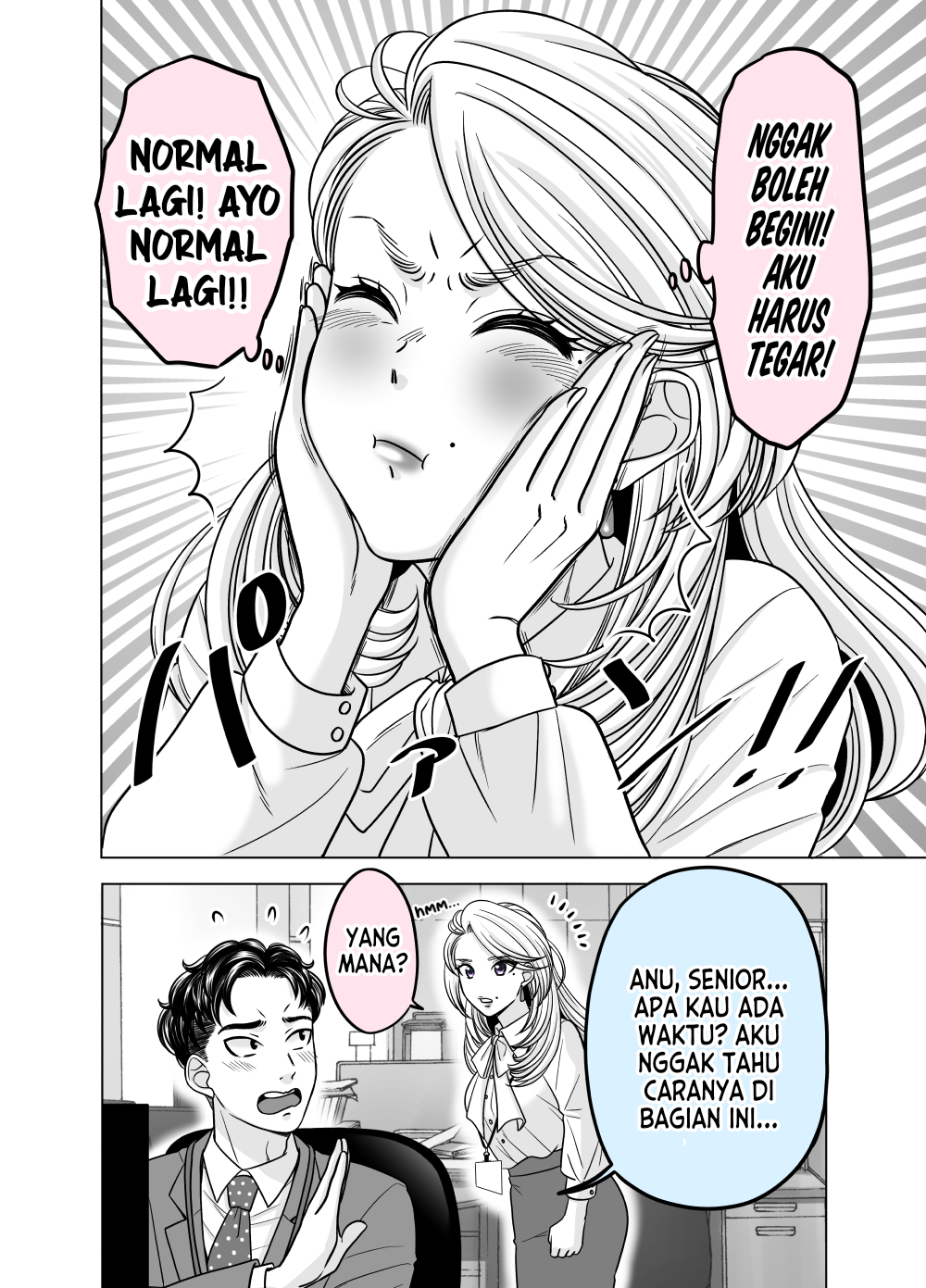 Otagai Sukoshizutsu Kawatteiku Kyouikugakari to Shinnyuu Shain Chapter 32 - halaman 1