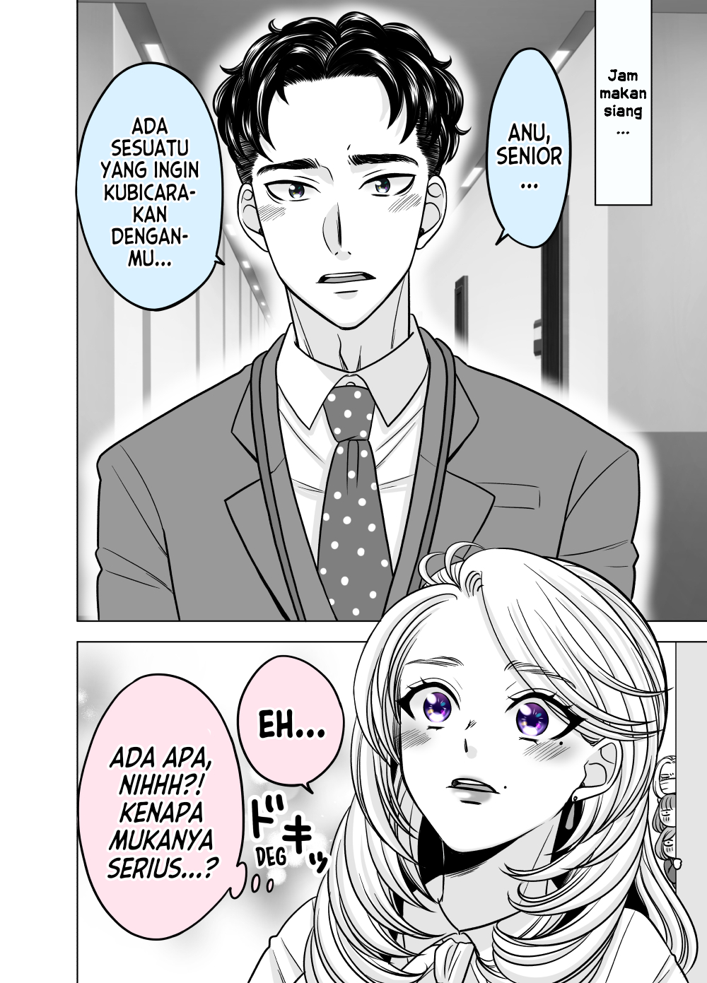 Otagai Sukoshizutsu Kawatteiku Kyouikugakari to Shinnyuu Shain Chapter 35 - halaman 1