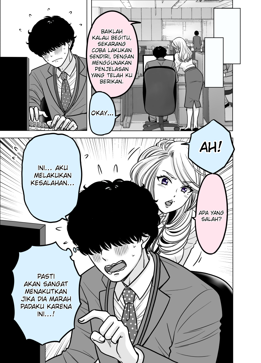 Otagai Sukoshizutsu Kawatteiku Kyouikugakari to Shinnyuu Shain Chapter 4 - halaman 1