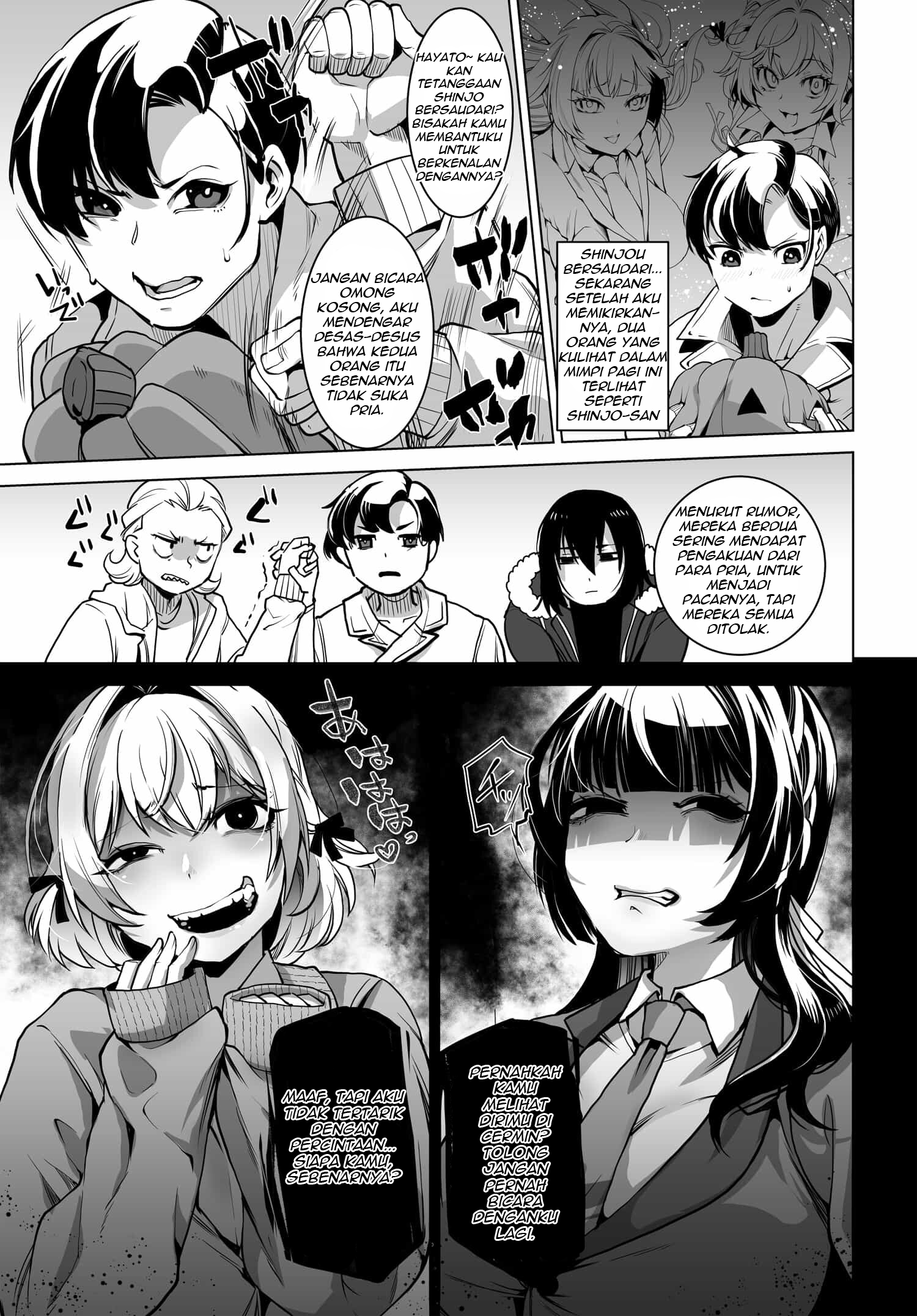Otokogirai na Bijin Shimai wo Namae mo Tsugezu ni Tasuketara Ittai Dou Naru? Chapter 1 - halaman 8