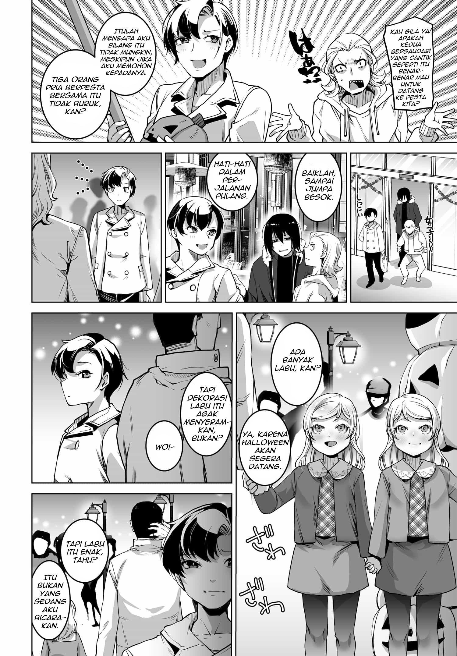 Otokogirai na Bijin Shimai wo Namae mo Tsugezu ni Tasuketara Ittai Dou Naru? Chapter 1 - halaman 9