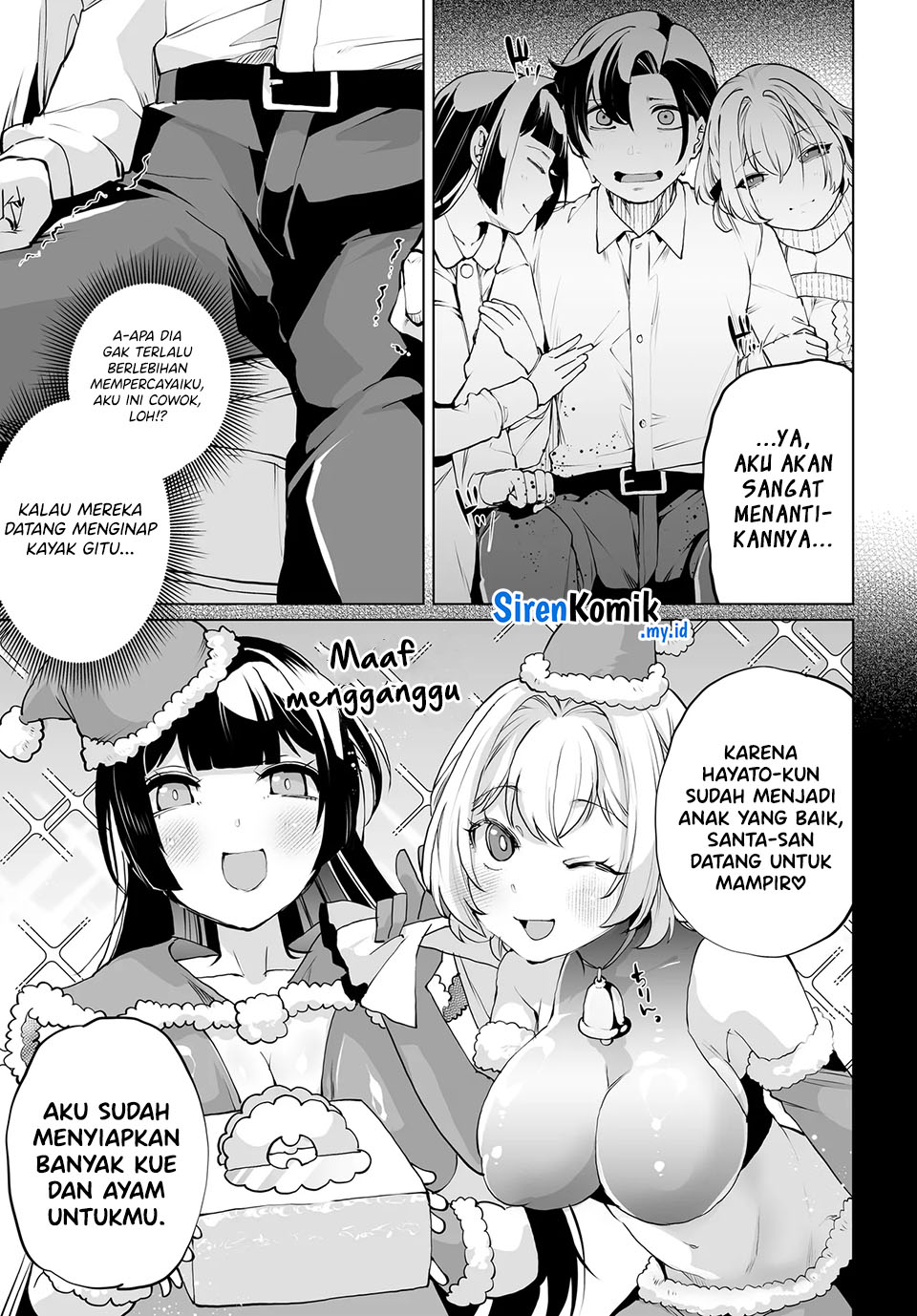 Otokogirai na Bijin Shimai wo Namae mo Tsugezu ni Tasuketara Ittai Dou Naru? Chapter 17 - halaman 12