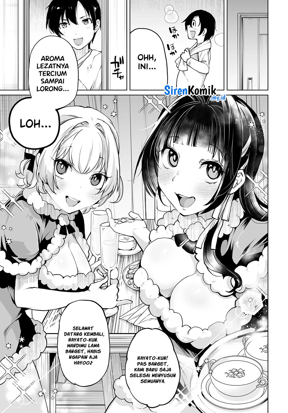 Otokogirai na Bijin Shimai wo Namae mo Tsugezu ni Tasuketara Ittai Dou Naru? Chapter 18 - halaman 10