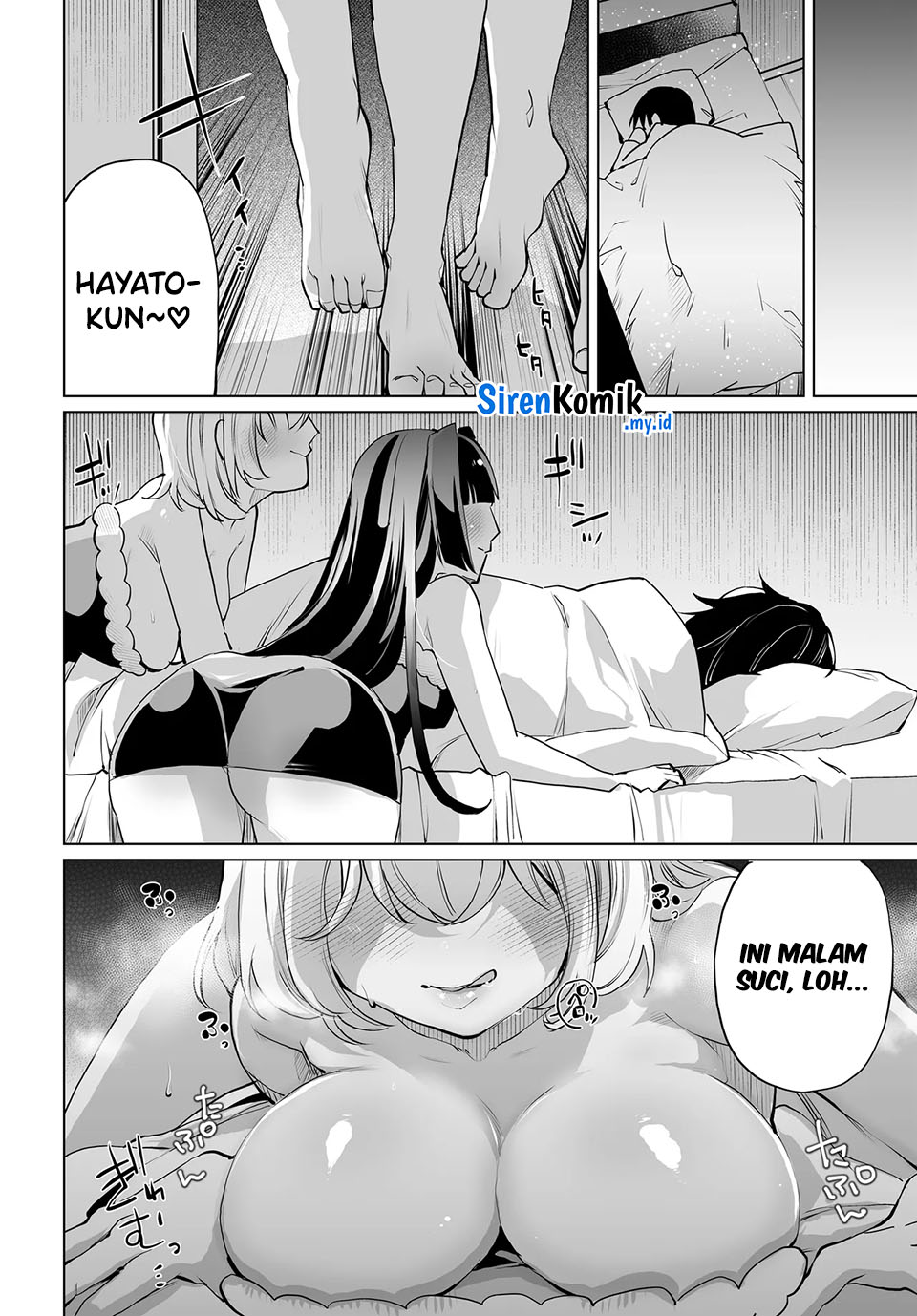 Otokogirai na Bijin Shimai wo Namae mo Tsugezu ni Tasuketara Ittai Dou Naru? Chapter 18 - halaman 19