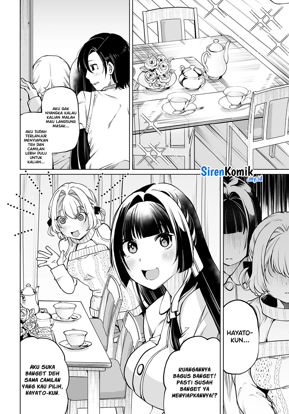 Otokogirai na Bijin Shimai wo Namae mo Tsugezu ni Tasuketara Ittai Dou Naru? Chapter 18 - halaman 7