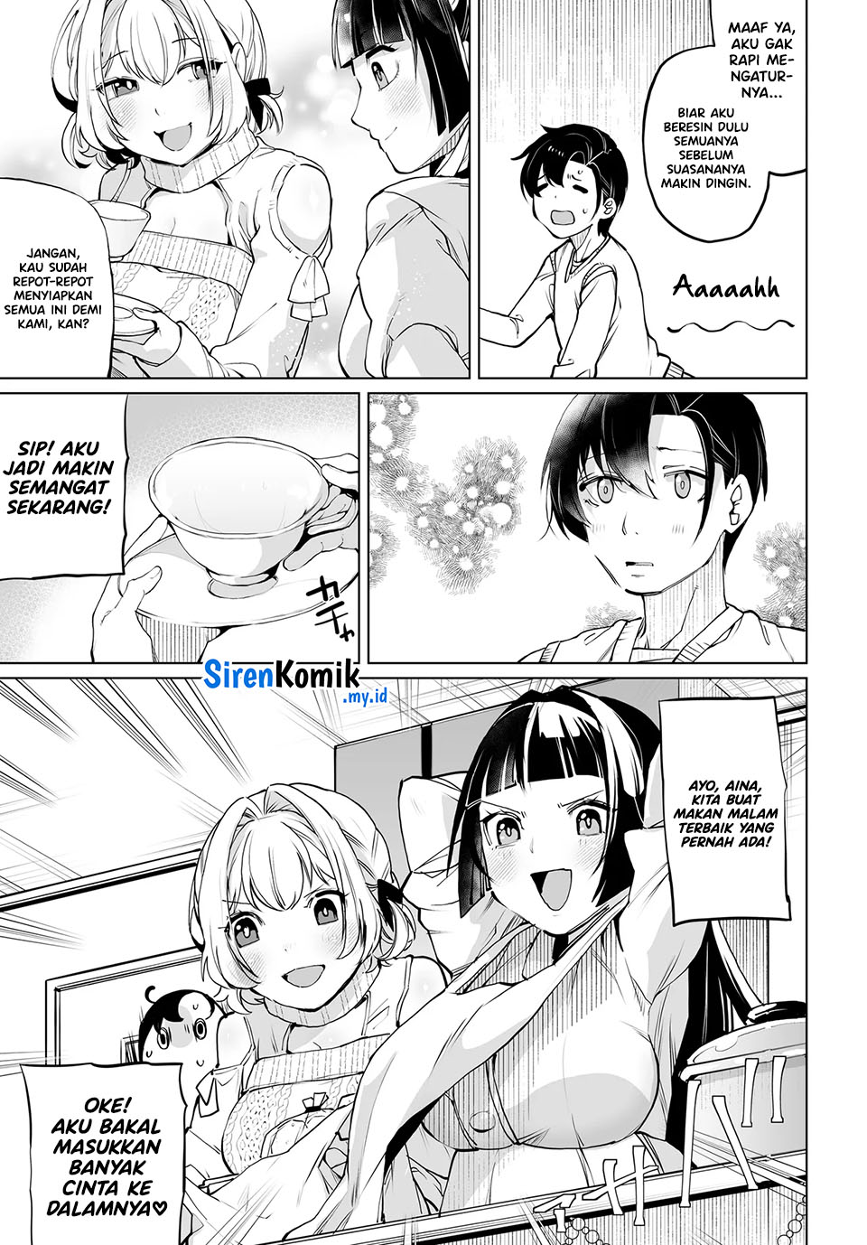 Otokogirai na Bijin Shimai wo Namae mo Tsugezu ni Tasuketara Ittai Dou Naru? Chapter 18 - halaman 8