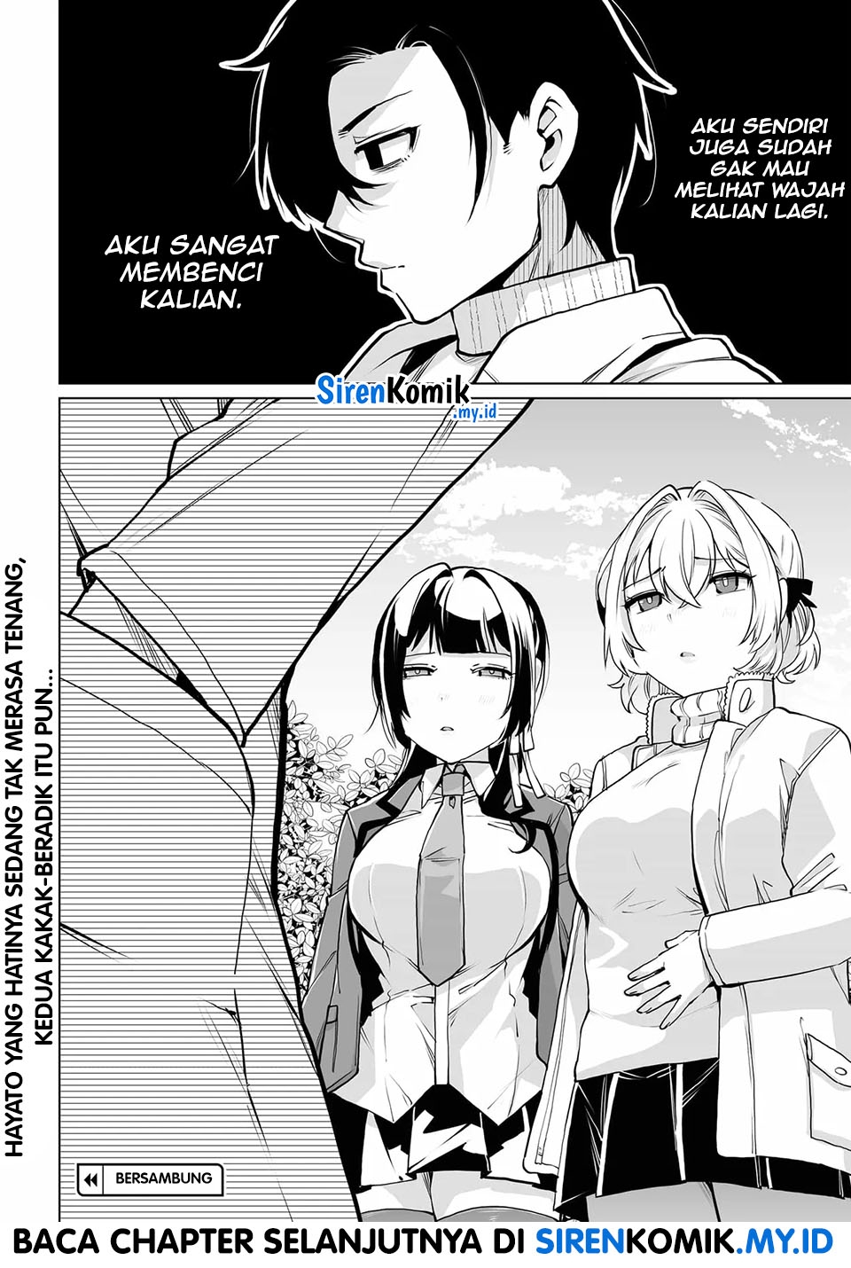Otokogirai na Bijin Shimai wo Namae mo Tsugezu ni Tasuketara Ittai Dou Naru? Chapter 20 - halaman 25