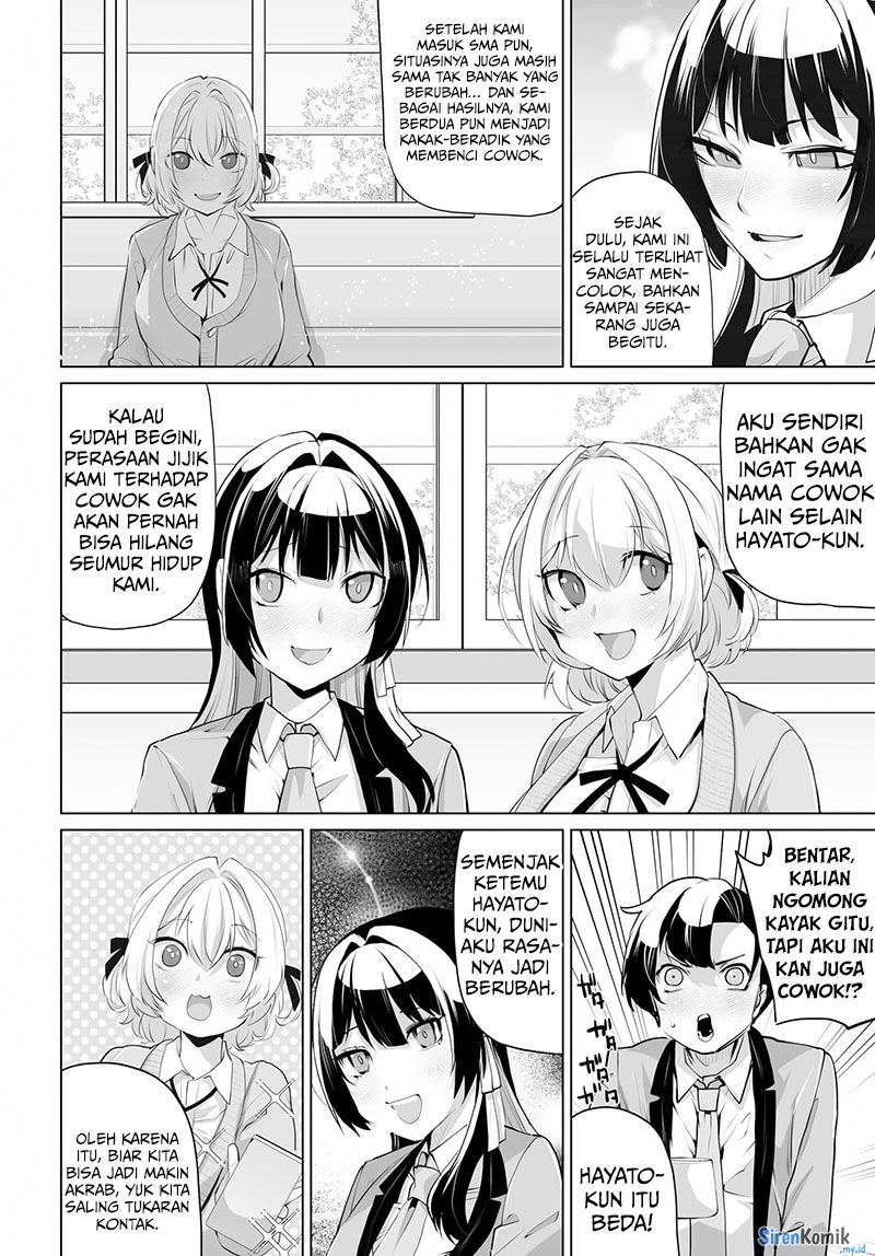 Otokogirai na Bijin Shimai wo Namae mo Tsugezu ni Tasuketara Ittai Dou Naru? Chapter 8 - halaman 13