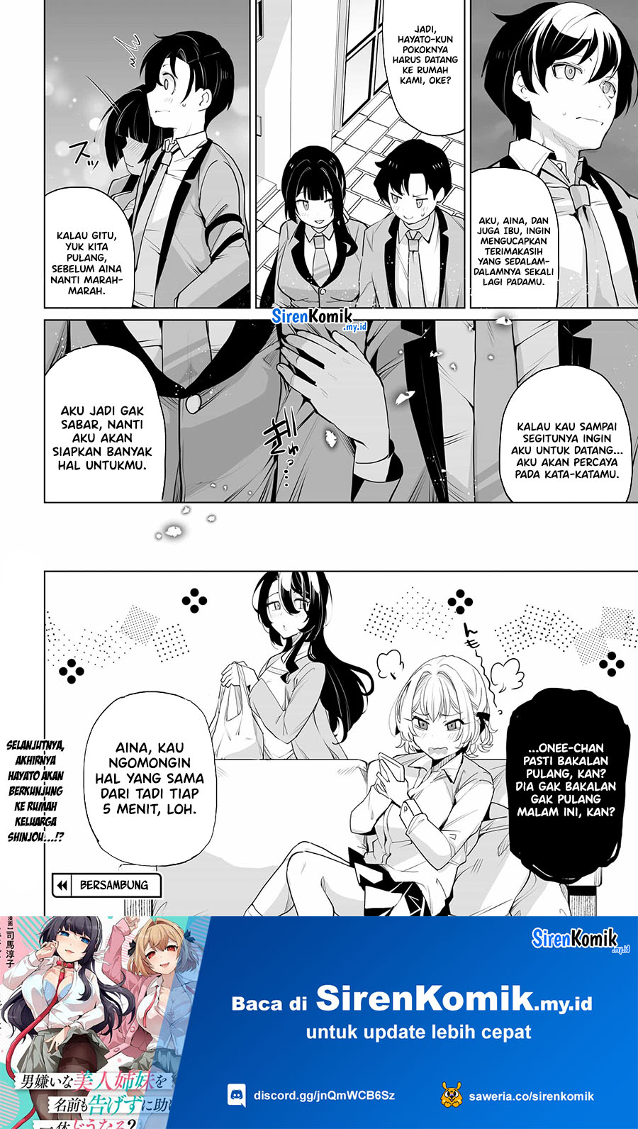 Otokogirai na Bijin Shimai wo Namae mo Tsugezu ni Tasuketara Ittai Dou Naru? Chapter 9 - halaman 15
