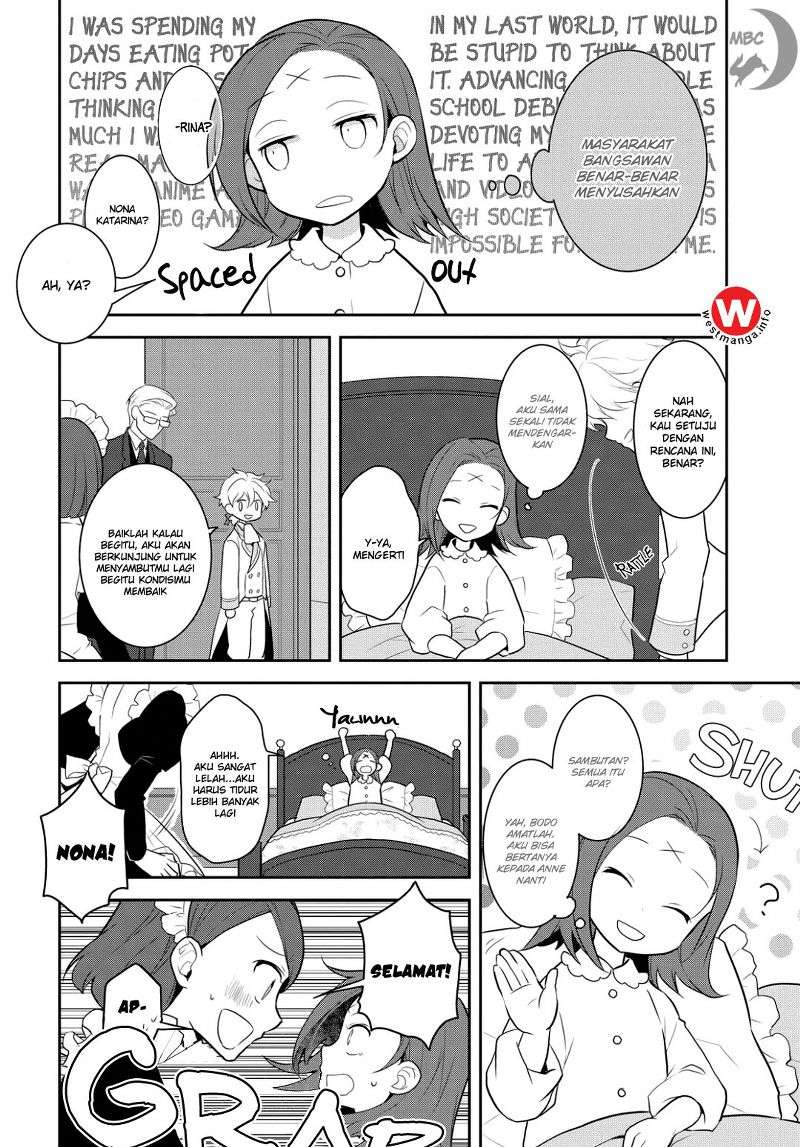 Otome Game no Hametsu Flag shika Nai Akuyaku Reijou ni Tensei shiteshimatta... Chapter 1 - halaman 11