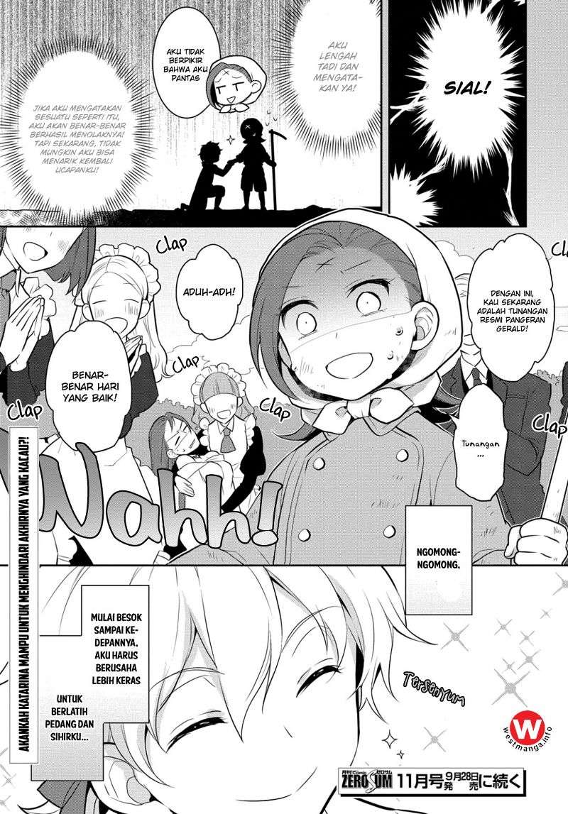Otome Game no Hametsu Flag shika Nai Akuyaku Reijou ni Tensei shiteshimatta... Chapter 1 - halaman 36