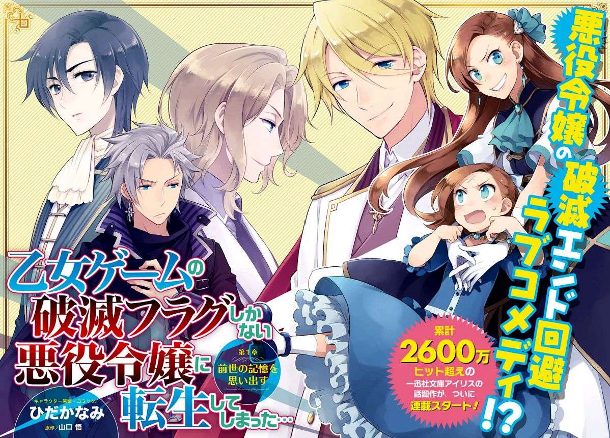 Otome Game no Hametsu Flag shika Nai Akuyaku Reijou ni Tensei shiteshimatta... Chapter 1 - halaman 4