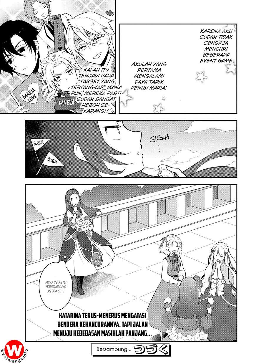 Otome Game no Hametsu Flag shika Nai Akuyaku Reijou ni Tensei shiteshimatta... Chapter 10 - halaman 33