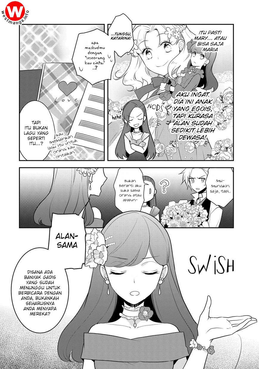 Otome Game no Hametsu Flag shika Nai Akuyaku Reijou ni Tensei shiteshimatta... Chapter 12 - halaman 11