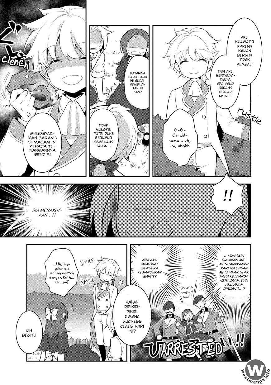 Otome Game no Hametsu Flag shika Nai Akuyaku Reijou ni Tensei shiteshimatta... Chapter 4 - halaman 31
