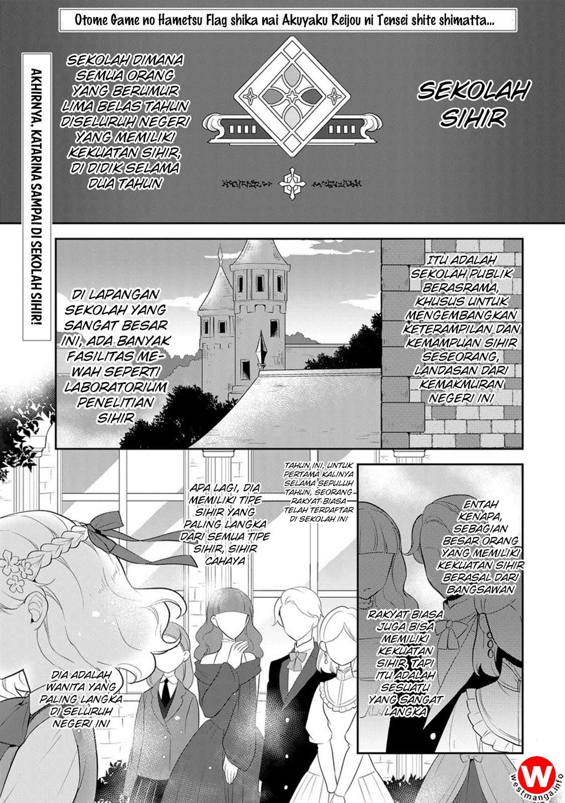 Otome Game no Hametsu Flag shika Nai Akuyaku Reijou ni Tensei shiteshimatta... Chapter 8 - halaman 3