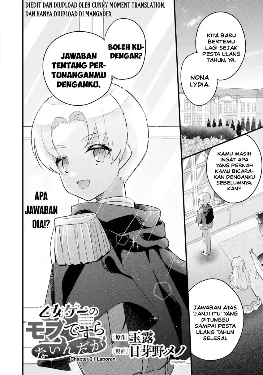 Otomege no Mobu de Sura Nain da ga Chapter 21 - halaman 3