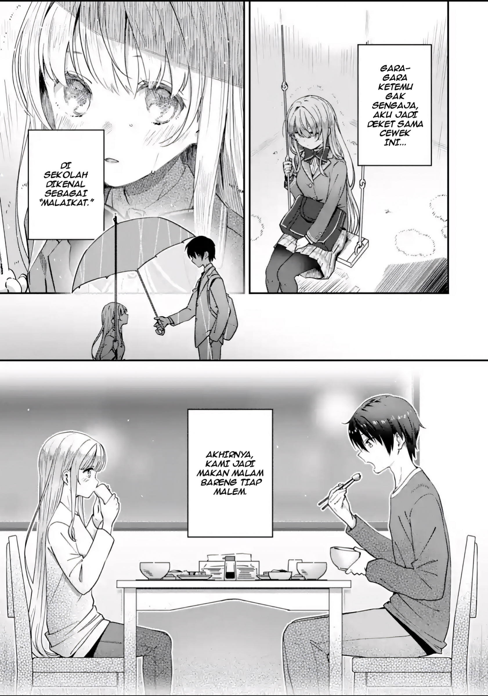 Otonari no Tenshi-sama ni Itsunomanika Dame Ningen ni Sareteita Ken: After the Rain Chapter 1 - halaman 4