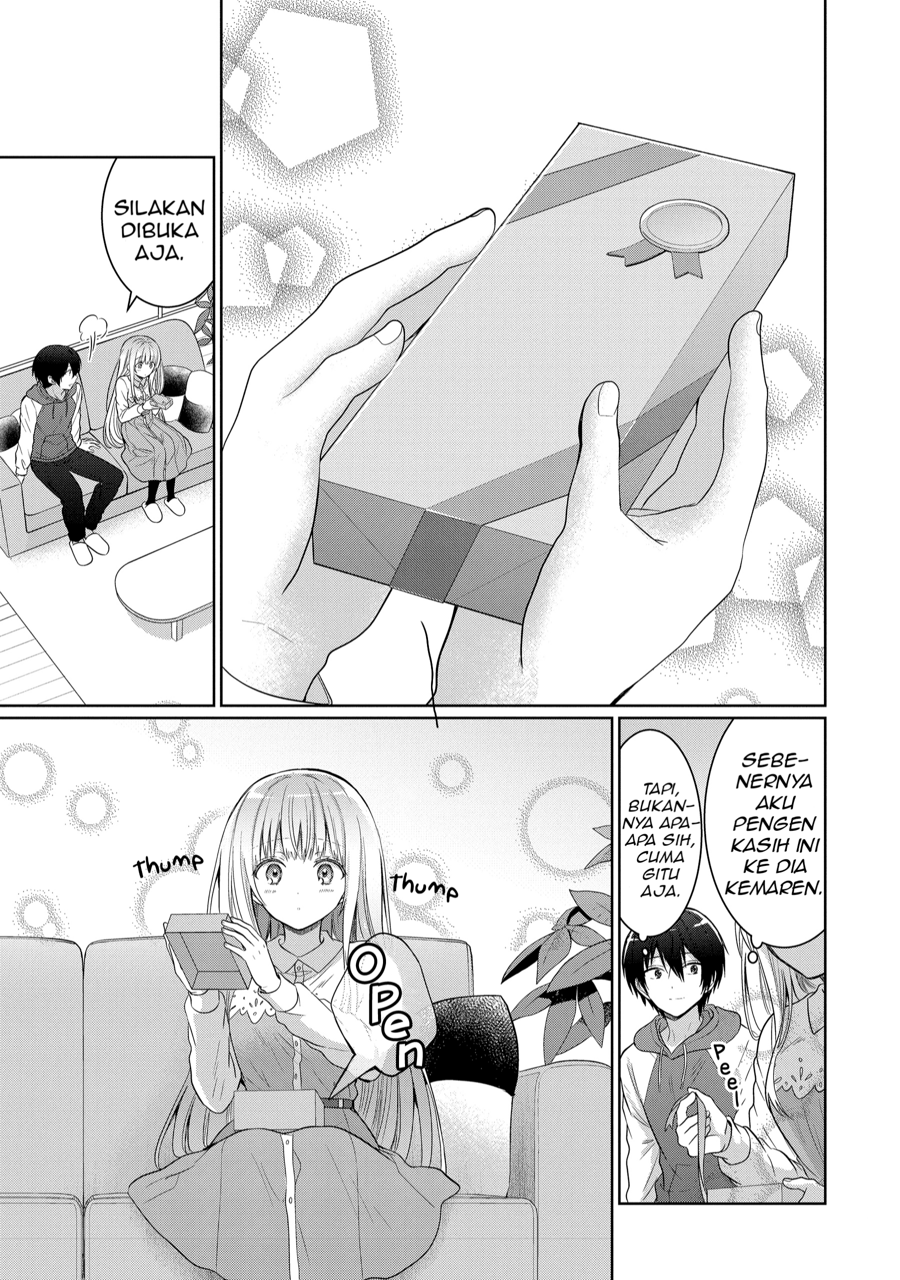 Otonari no Tenshi-sama ni Itsunomanika Dame Ningen ni Sareteita Ken Chapter 12.3 - halaman 1