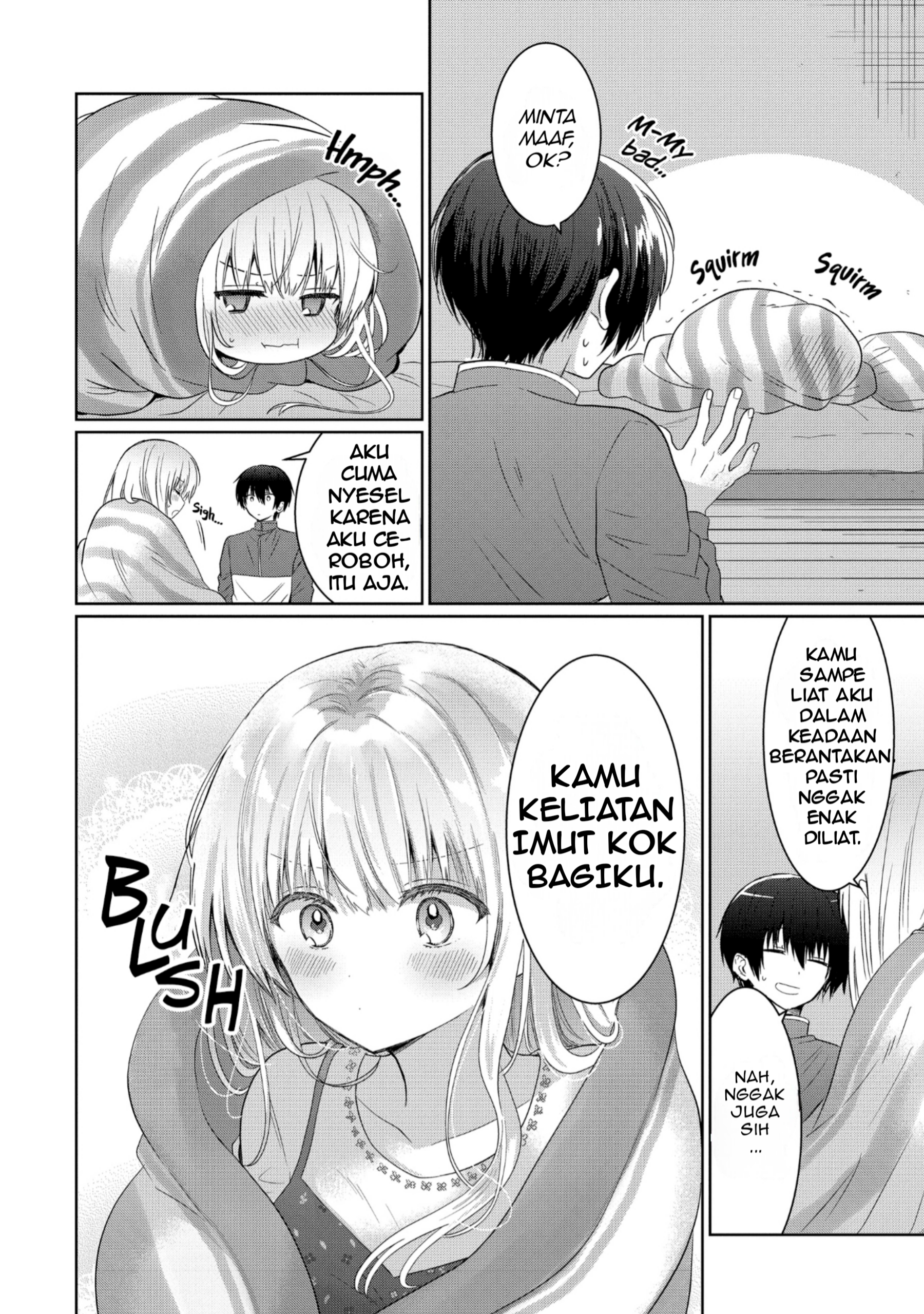 Otonari no Tenshi-sama ni Itsunomanika Dame Ningen ni Sareteita Ken Chapter 14.1 - halaman 10