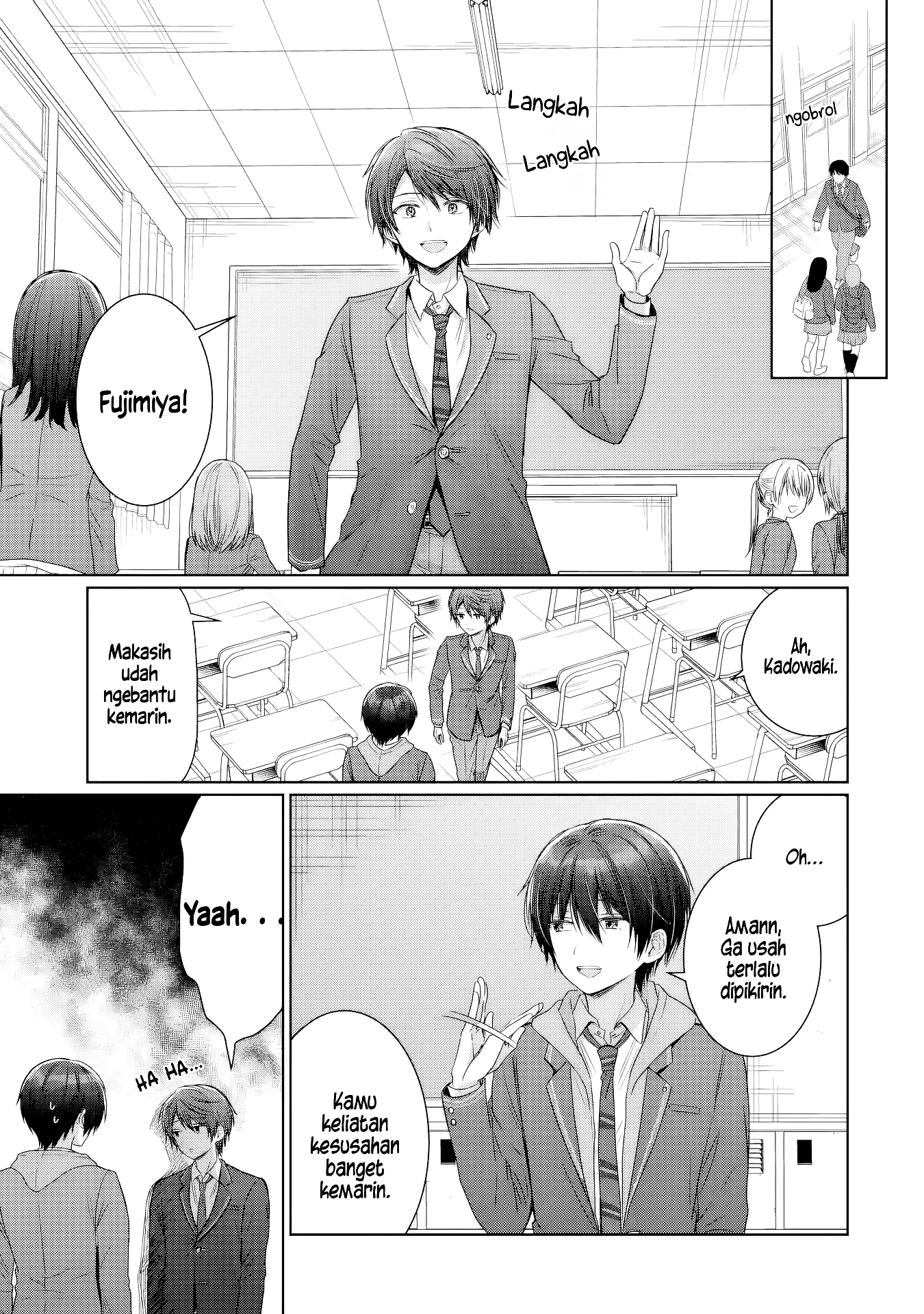 Otonari no Tenshi-sama ni Itsunomanika Dame Ningen ni Sareteita Ken Chapter 18.4 - halaman 1