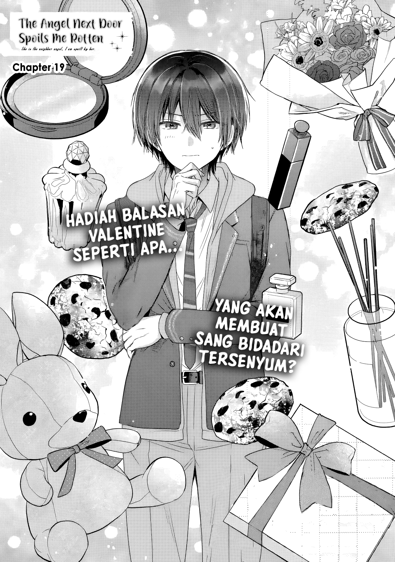 Otonari no Tenshi-sama ni Itsunomanika Dame Ningen ni Sareteita Ken Chapter 19.1 - halaman 1