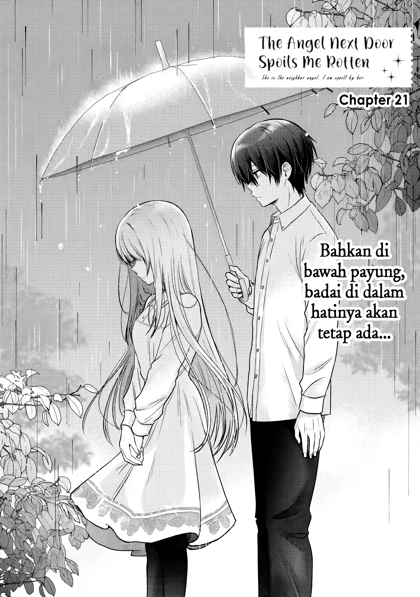 Otonari no Tenshi-sama ni Itsunomanika Dame Ningen ni Sareteita Ken Chapter 21.1 - halaman 1