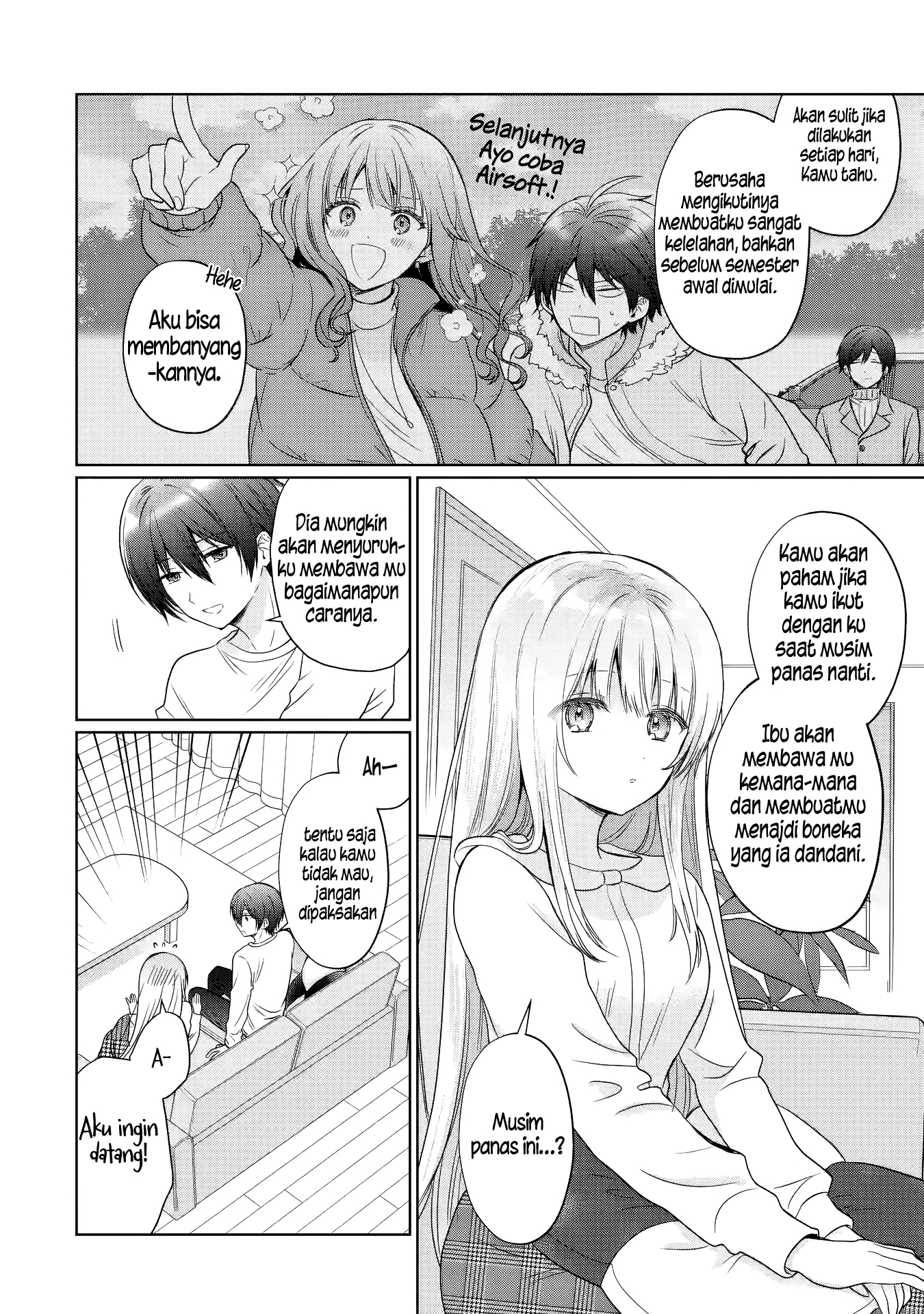 Otonari no Tenshi-sama ni Itsunomanika Dame Ningen ni Sareteita Ken Chapter 21.1 - halaman 4