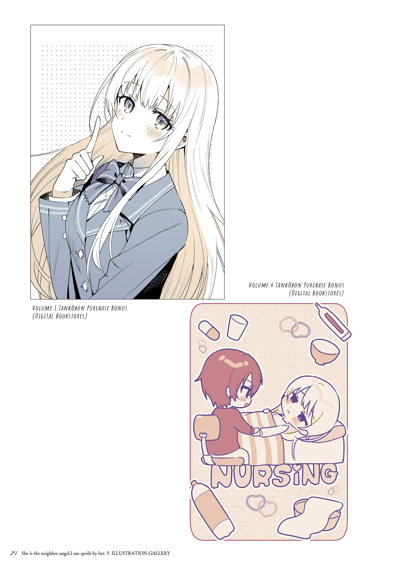 Otonari no Tenshi-sama ni Itsunomanika Dame Ningen ni Sareteita Ken Chapter 21.5 - halaman 22