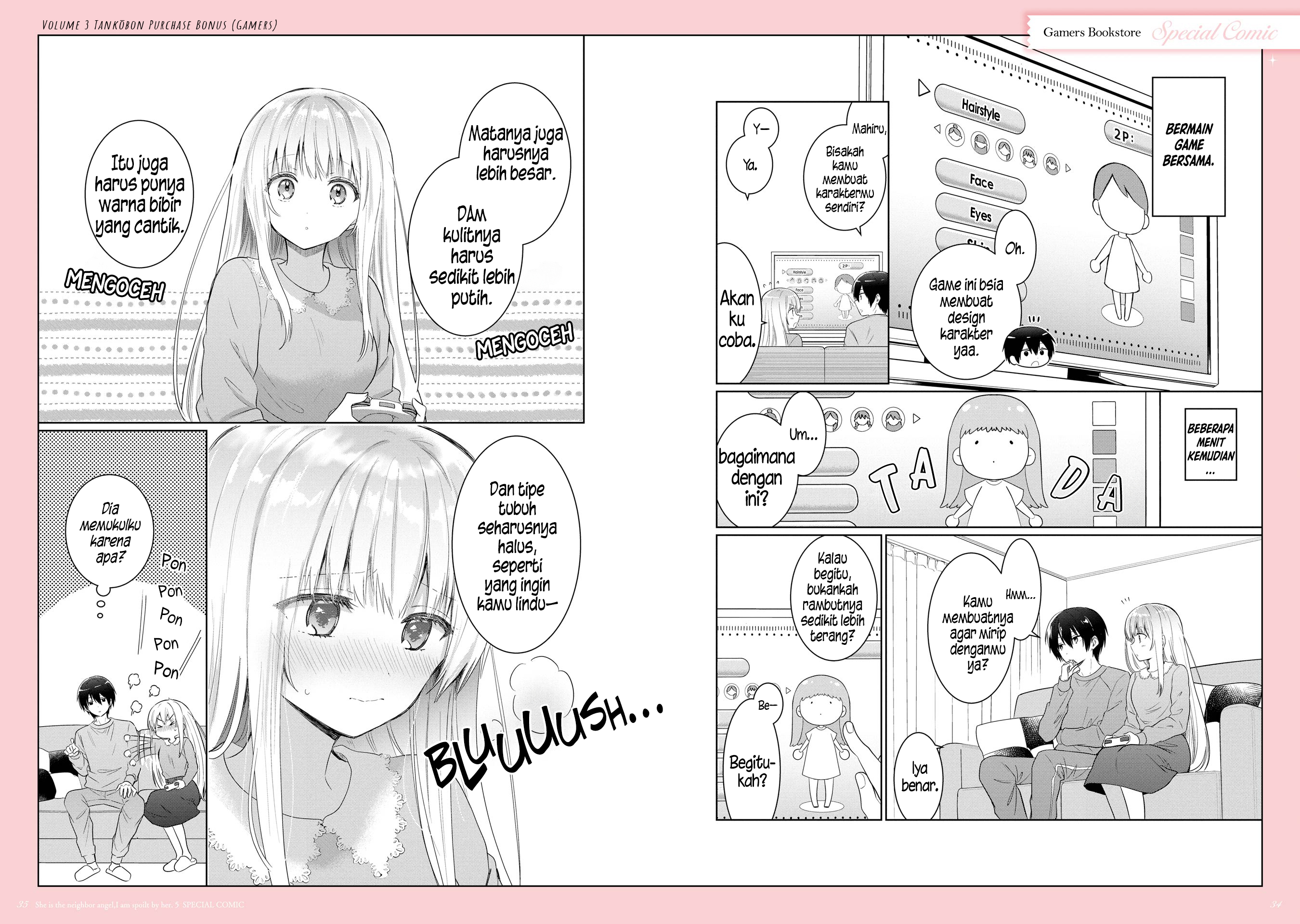 Otonari no Tenshi-sama ni Itsunomanika Dame Ningen ni Sareteita Ken Chapter 21.5 - halaman 30