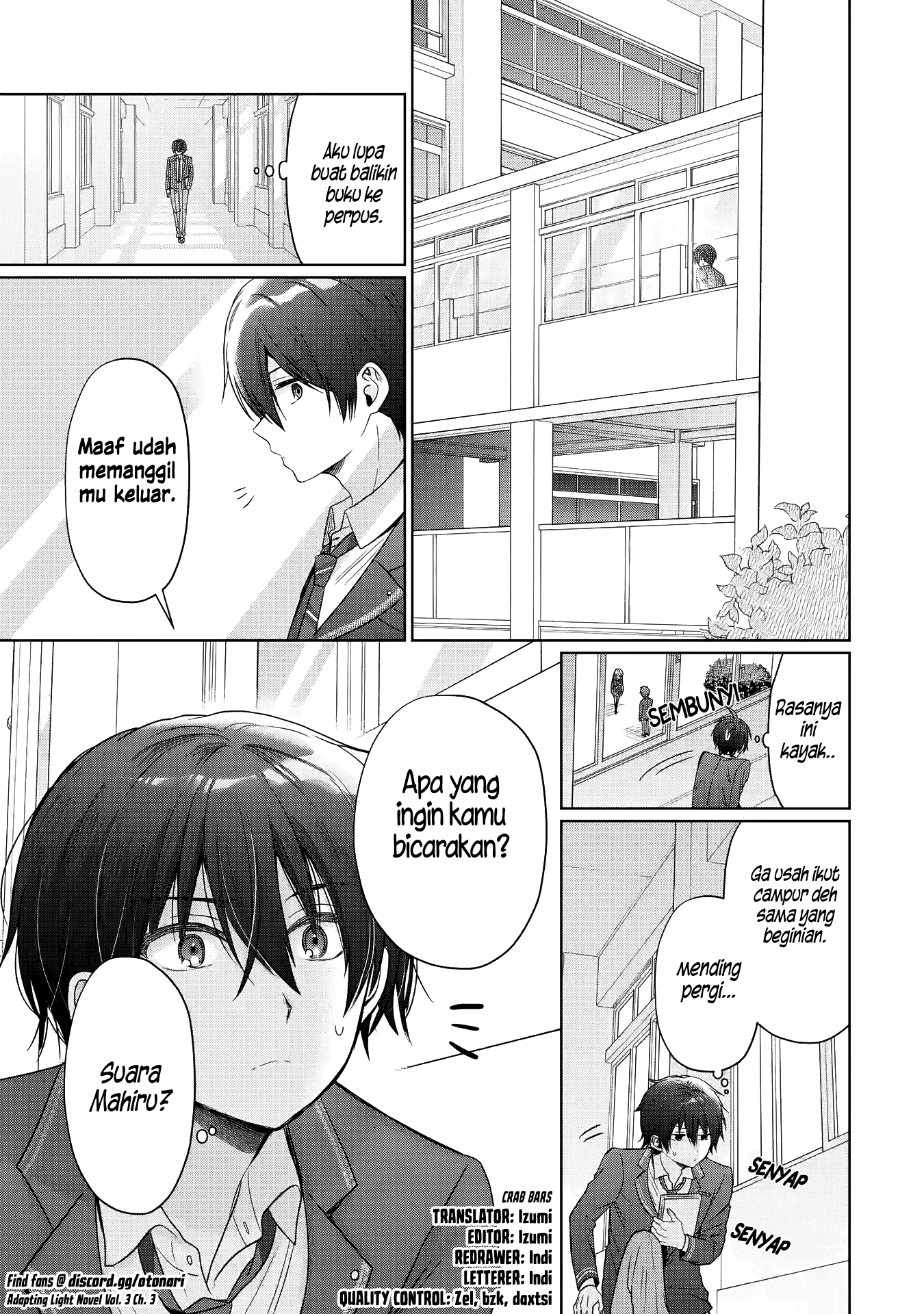 Otonari no Tenshi-sama ni Itsunomanika Dame Ningen ni Sareteita Ken Chapter 25.3 - halaman 1