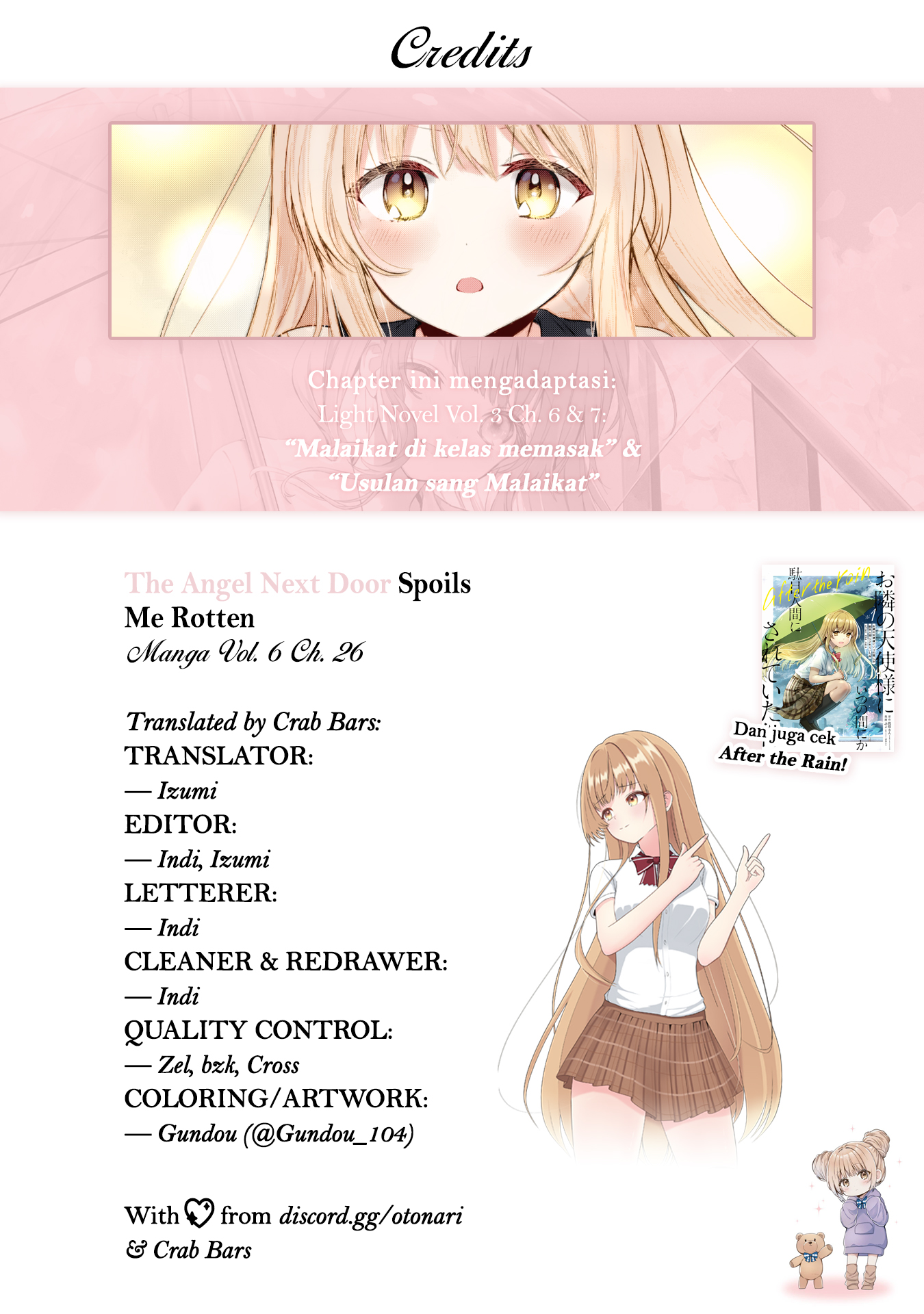 Otonari no Tenshi-sama ni Itsunomanika Dame Ningen ni Sareteita Ken Chapter 26.4 - halaman 20