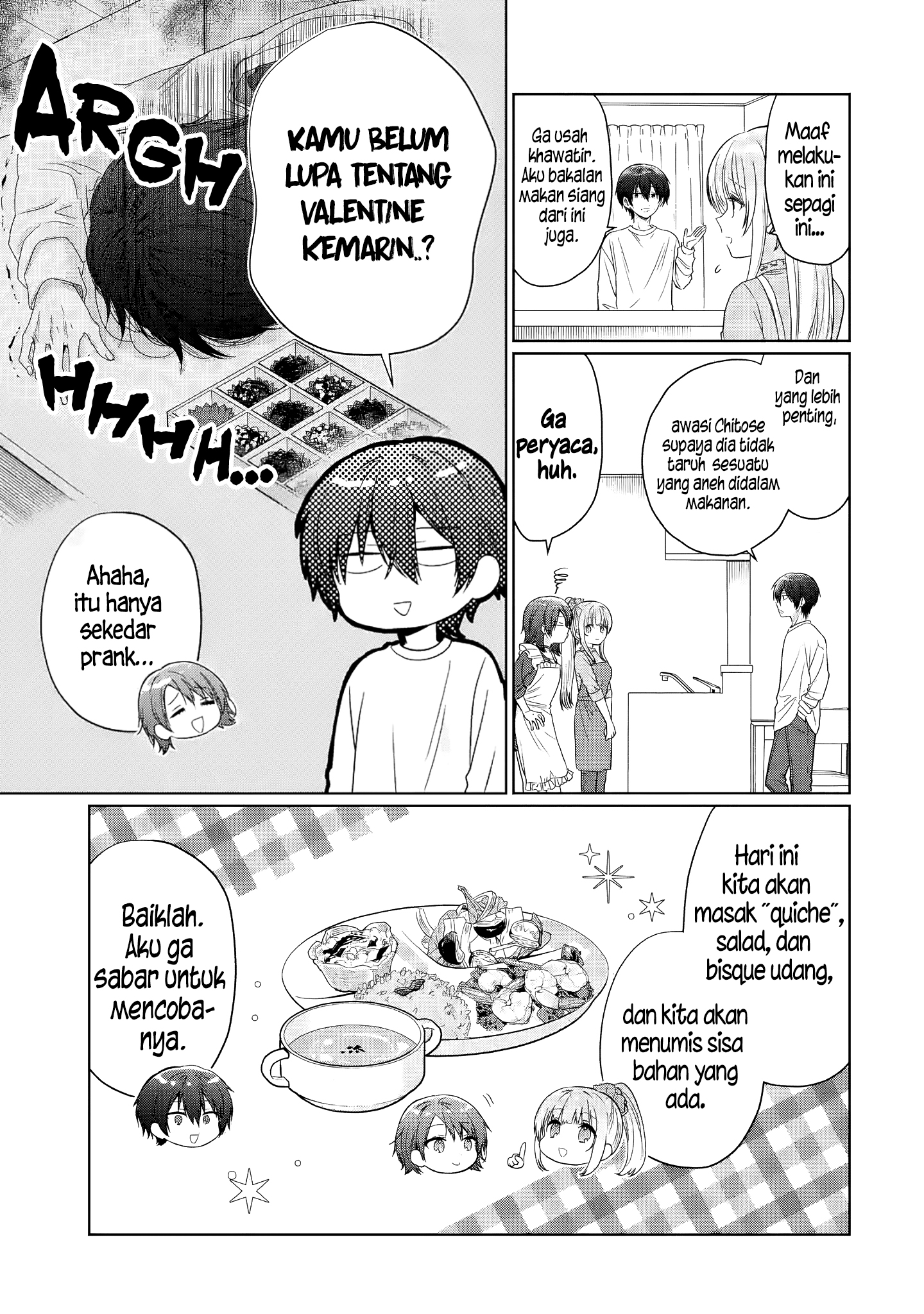 Otonari no Tenshi-sama ni Itsunomanika Dame Ningen ni Sareteita Ken Chapter 27.1 - halaman 3
