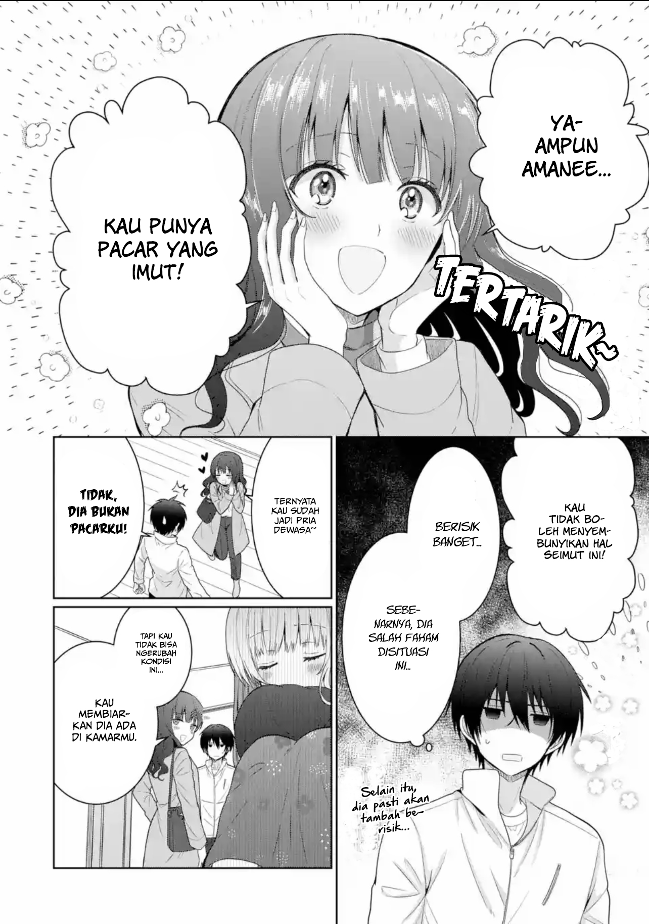 Otonari no Tenshi-sama ni Itsunomanika Dame Ningen ni Sareteita Ken Chapter 8.1 - halaman 3