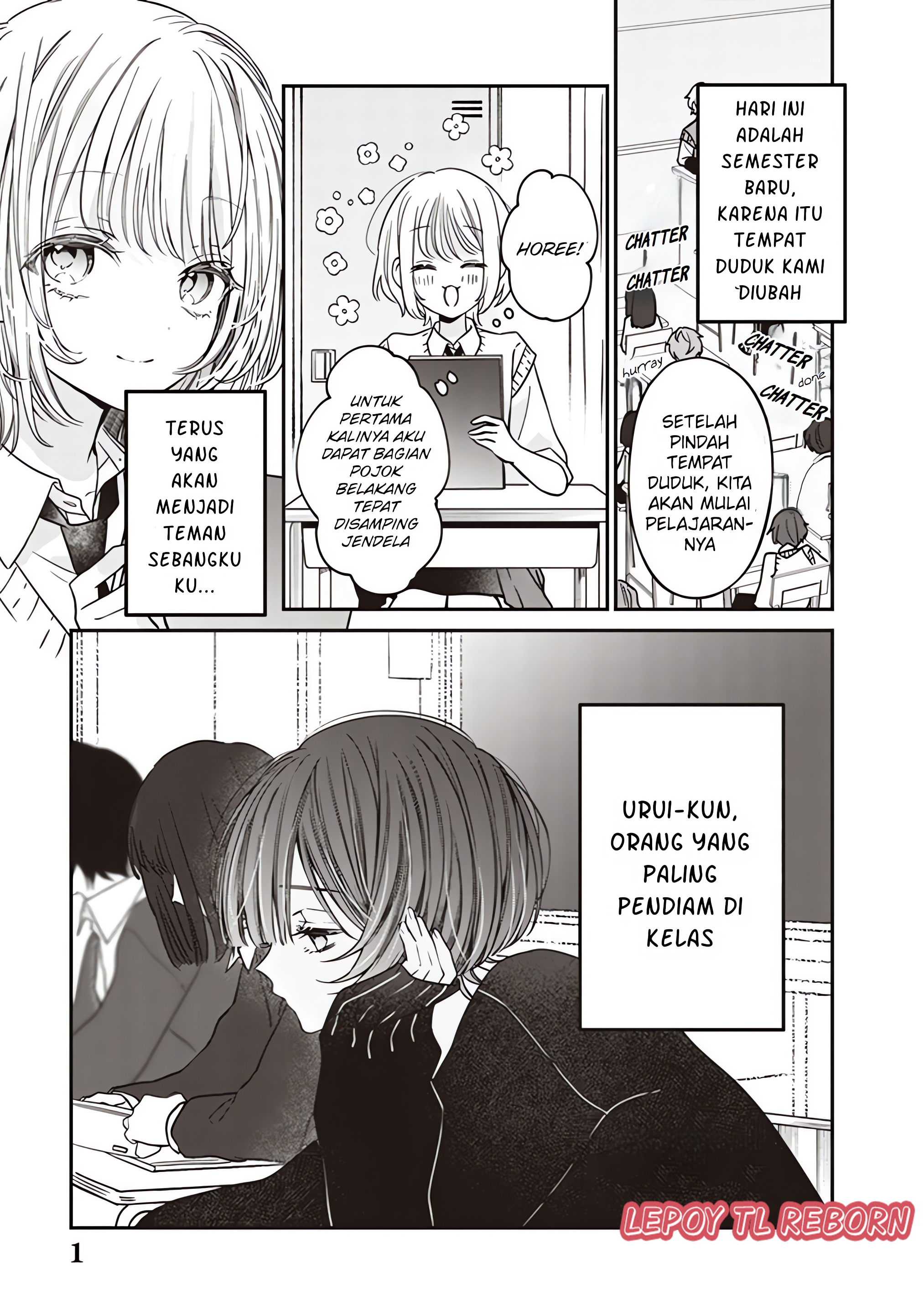 Otonashisou na Danshi no Tondemonai Himitsu wo Shitteshimatta Chapter 1 - halaman 1