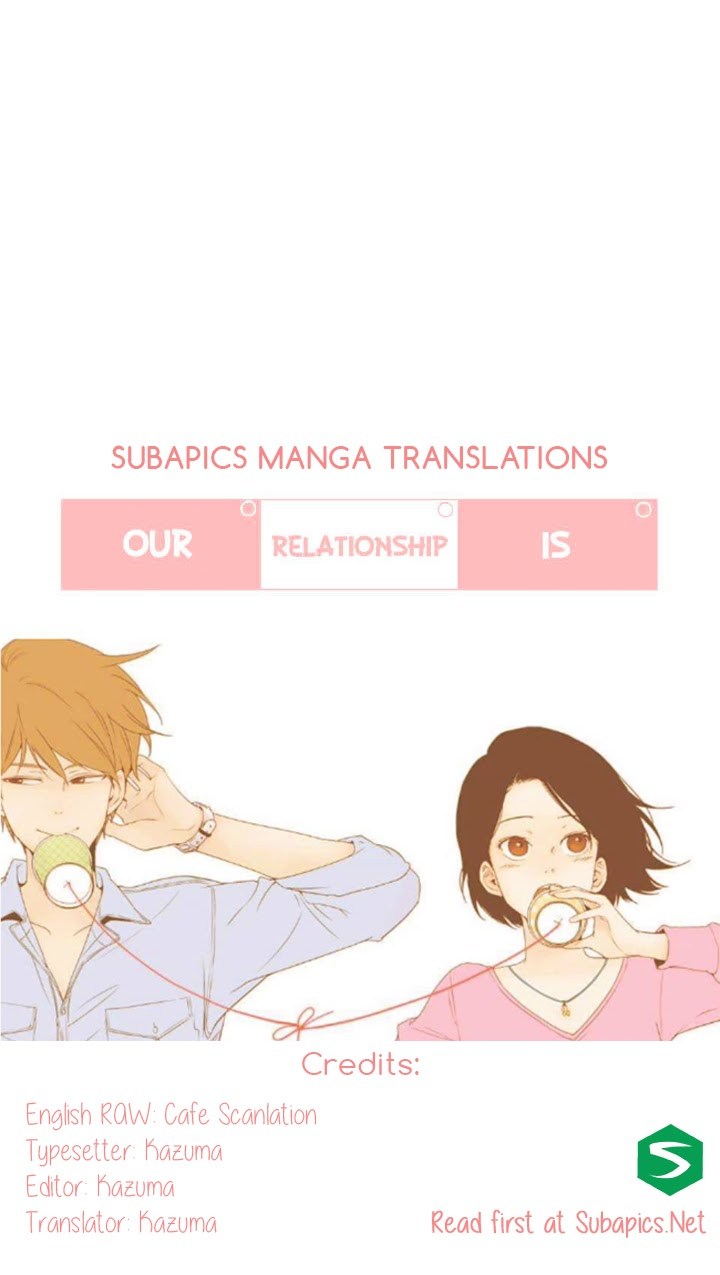 Our Relationship Is… Chapter 3 - halaman 1