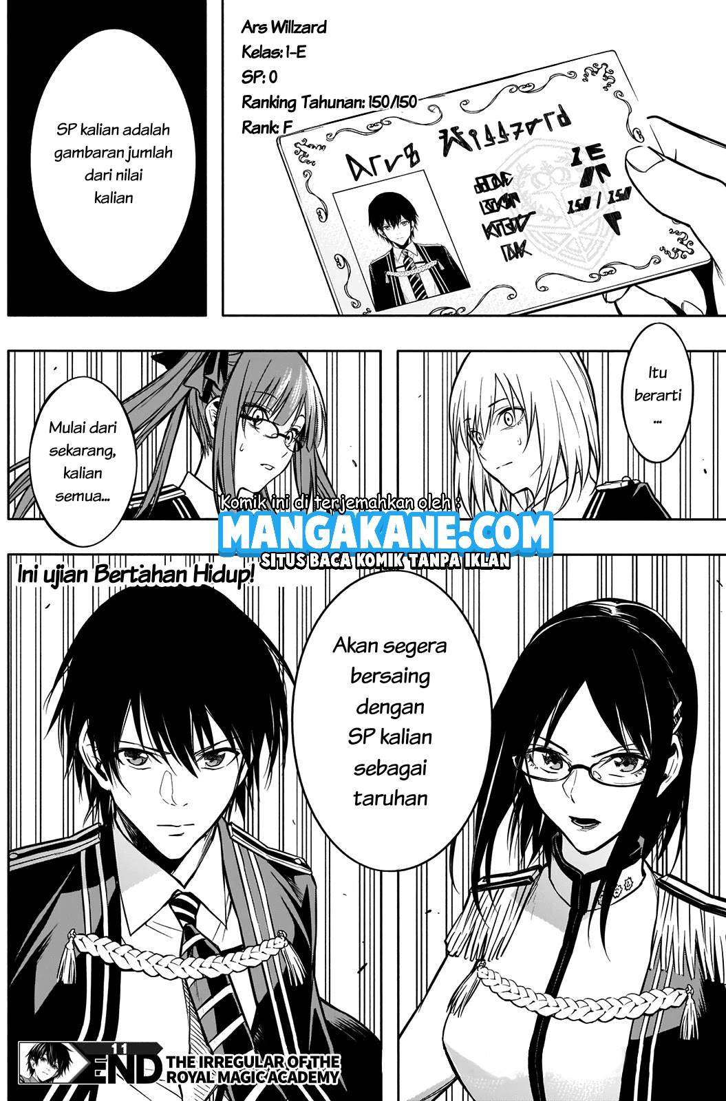 Ouritsu Mahou Gakuen no Saikasei: Slum Agari no Saikyou Mahoushi, Kizoku darake no Gakuen de Musou suru Chapter 11 - halaman 8