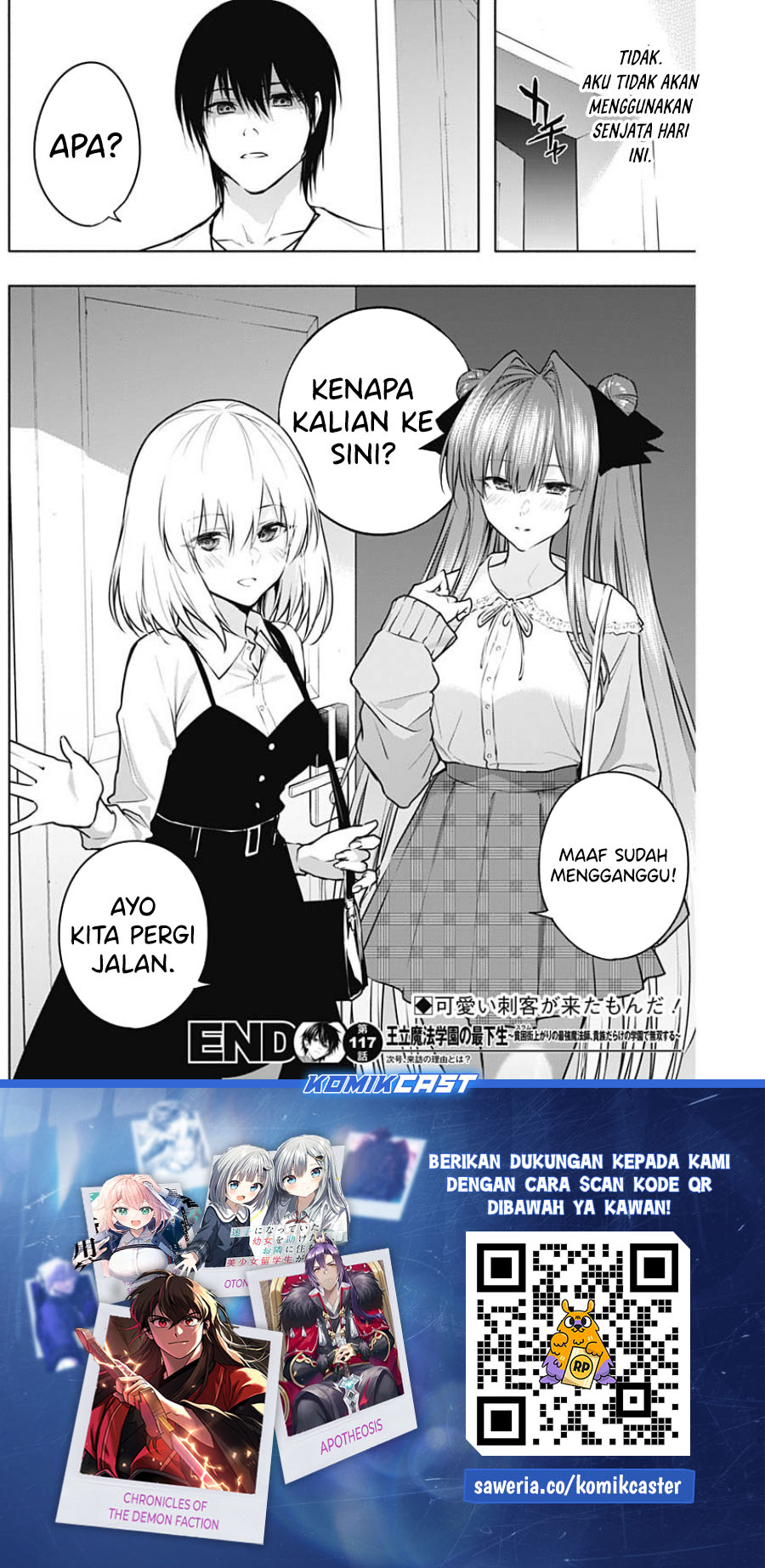 Ouritsu Mahou Gakuen no Saikasei: Slum Agari no Saikyou Mahoushi, Kizoku darake no Gakuen de Musou suru Chapter 117 - halaman 9